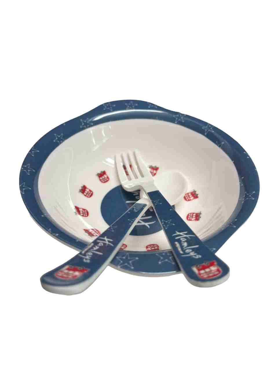 Hamleys Kids Melamine Dinner Set London, 5 Pc, Blue, 1Y+
