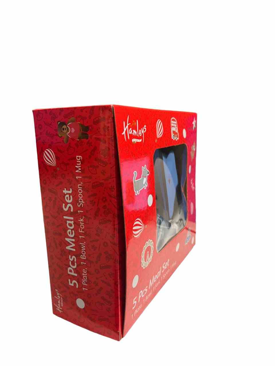 Hamleys Kids Melamine Dinner Set London, 5 Pc, Blue, 1Y+