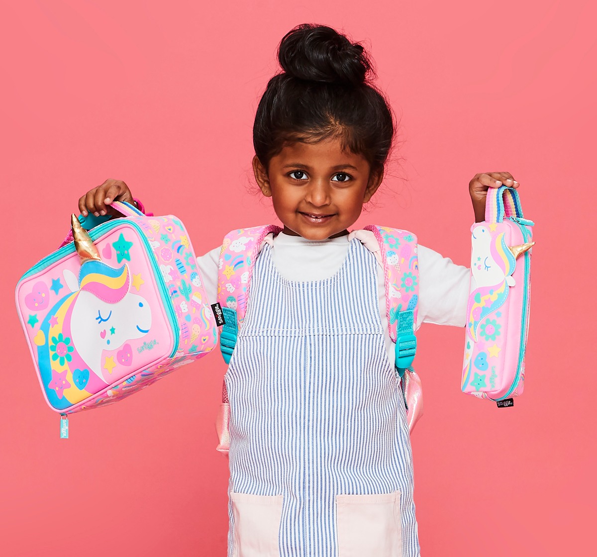 Smiggle Round About Teeny Tiny Backpack, Pink, 3Y+