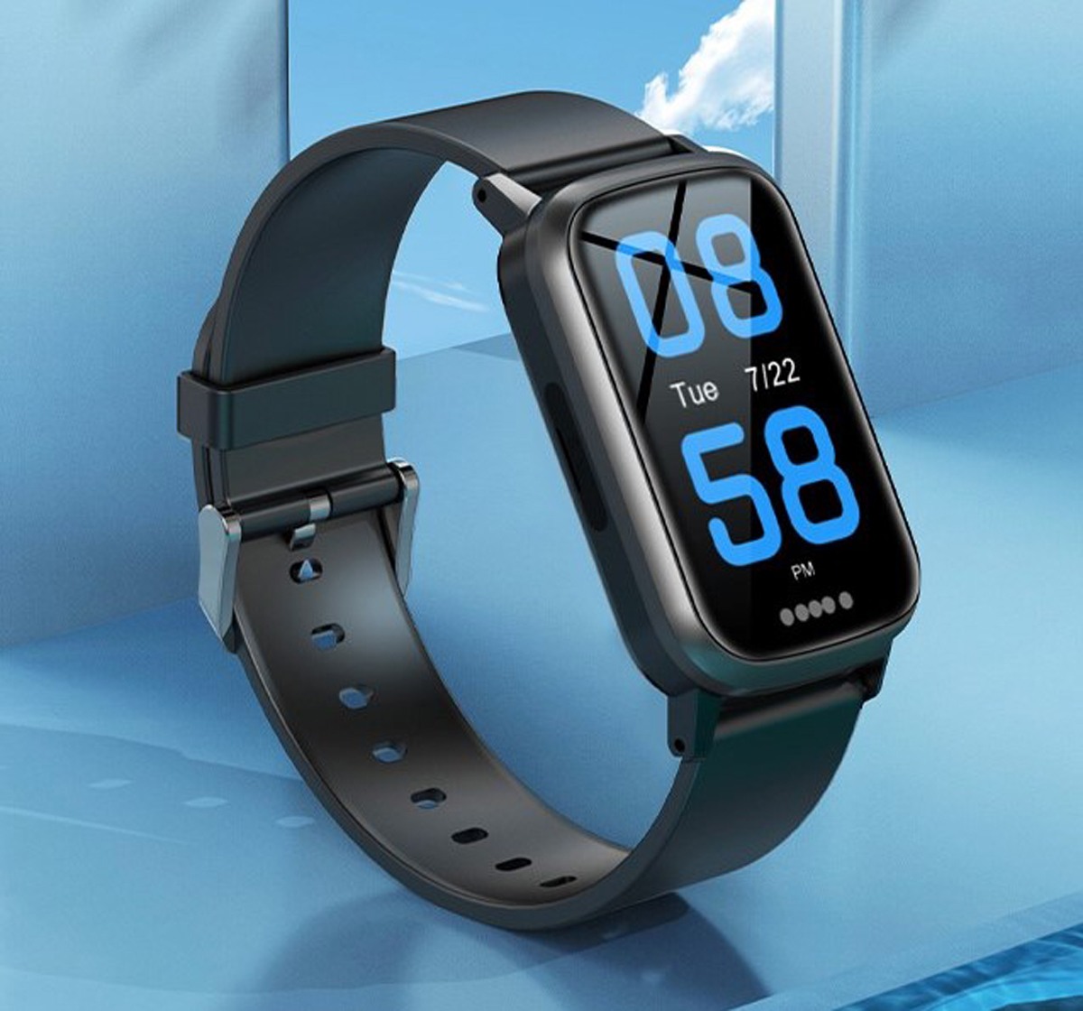 WatchOut Elegant Kids GPS Tracker Smartwatch Boys and Girls with Camera, GPS Tracker, 4G Video and Audio Call and 5 Days Battery Run, Carbon Black, 3Y+