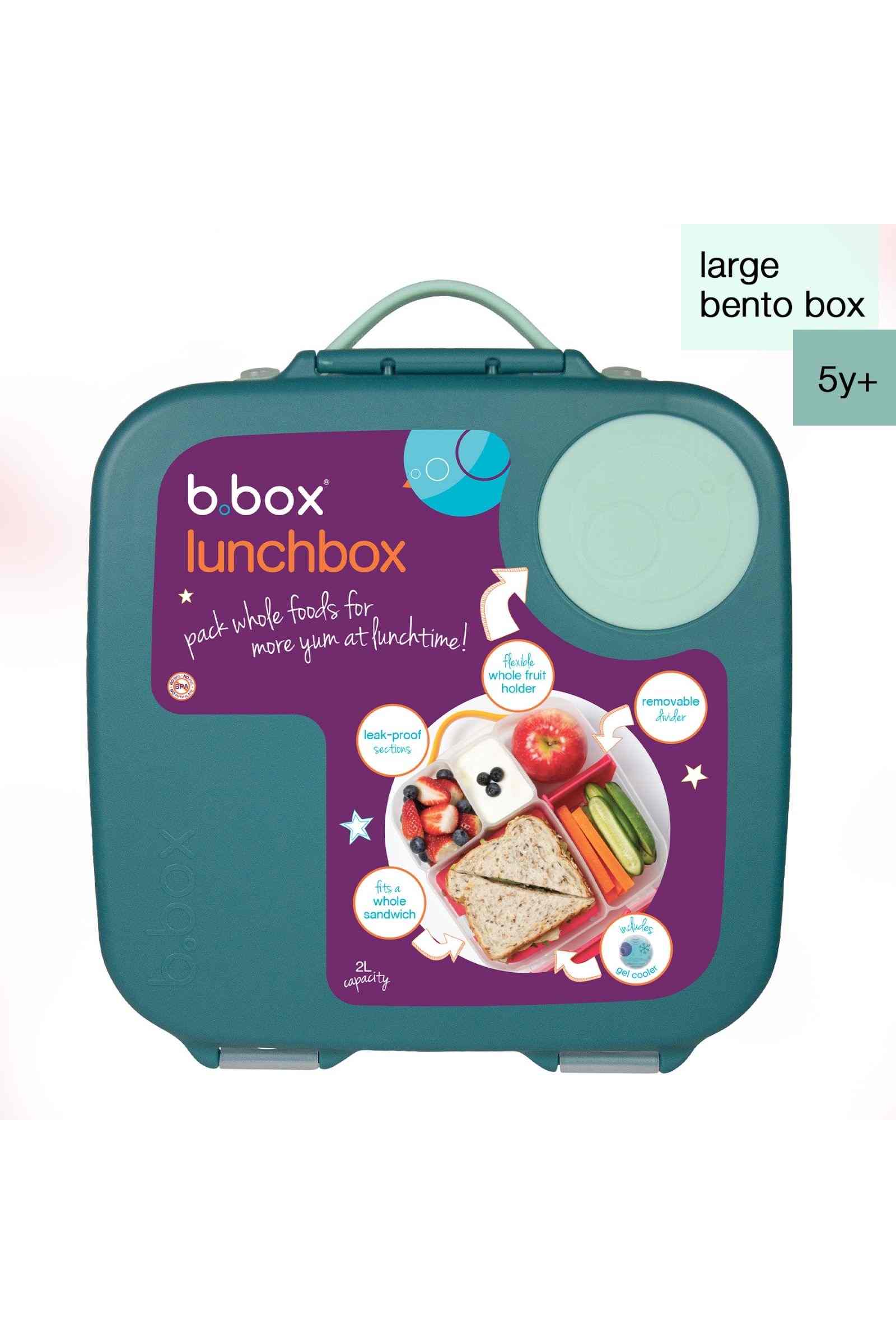 b.box Lunch Box Green 3Y+