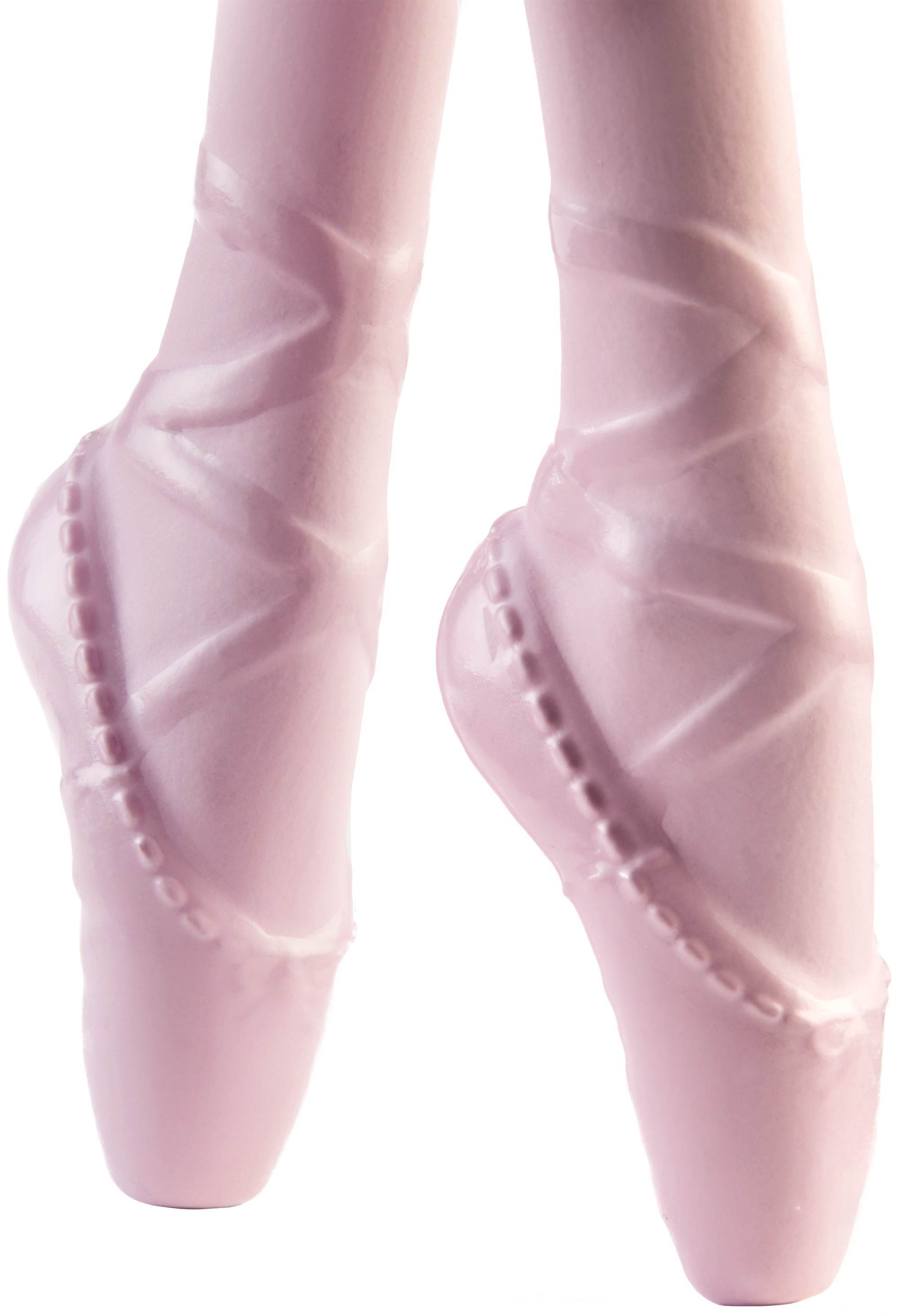 Barbie Ballerina Doll With Ballerina Outfit, Tutu, Sculpted Toe Shoes And Ballet-Posed Arms, 3Y+, Multicolour
