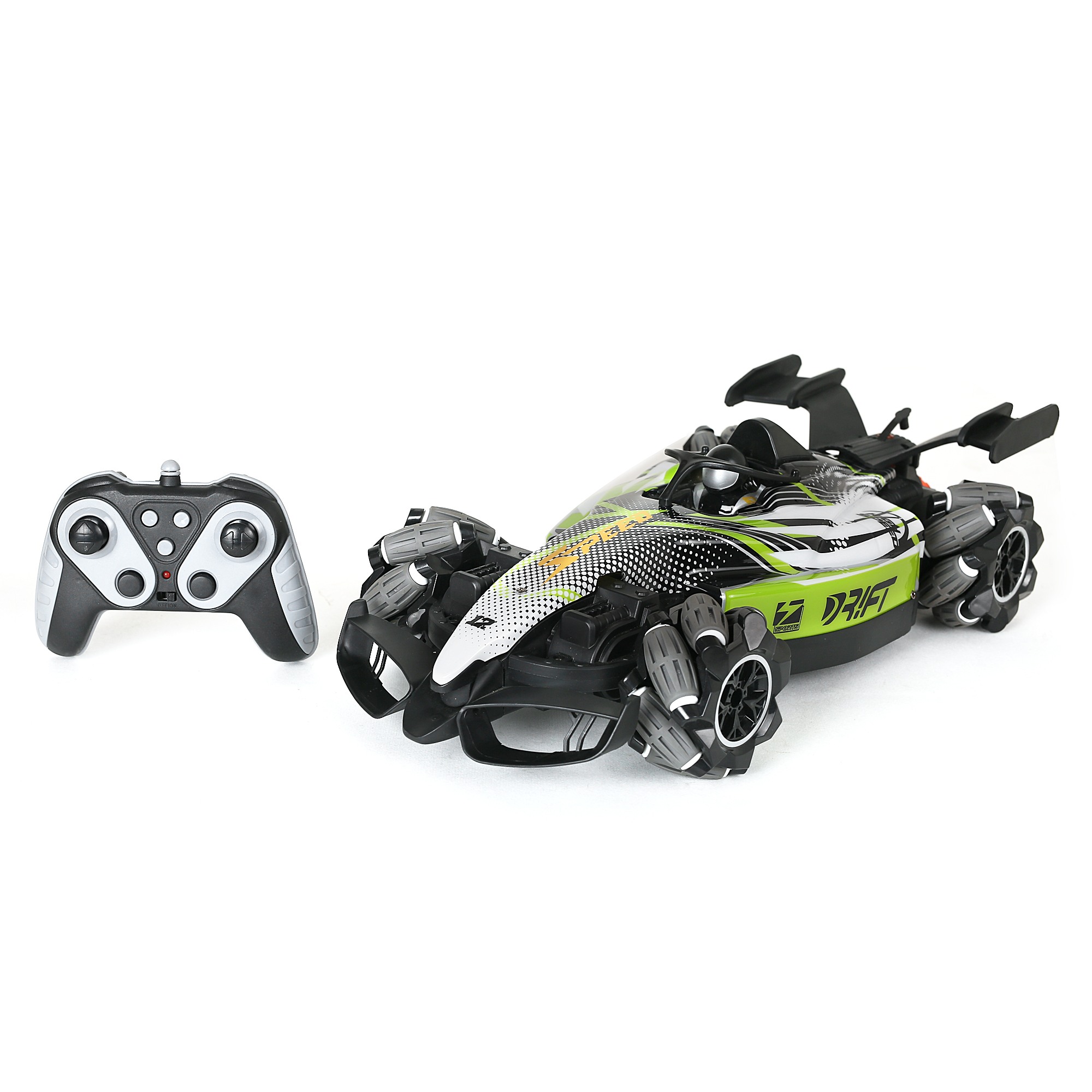 Ralleyz Formula Drift Car Remote Control Car for Kids, 6Y+, Green
