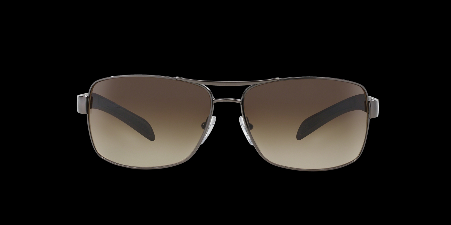 Prada™ PS 54IS DG05W1 65 Black Rubber Sunglasses