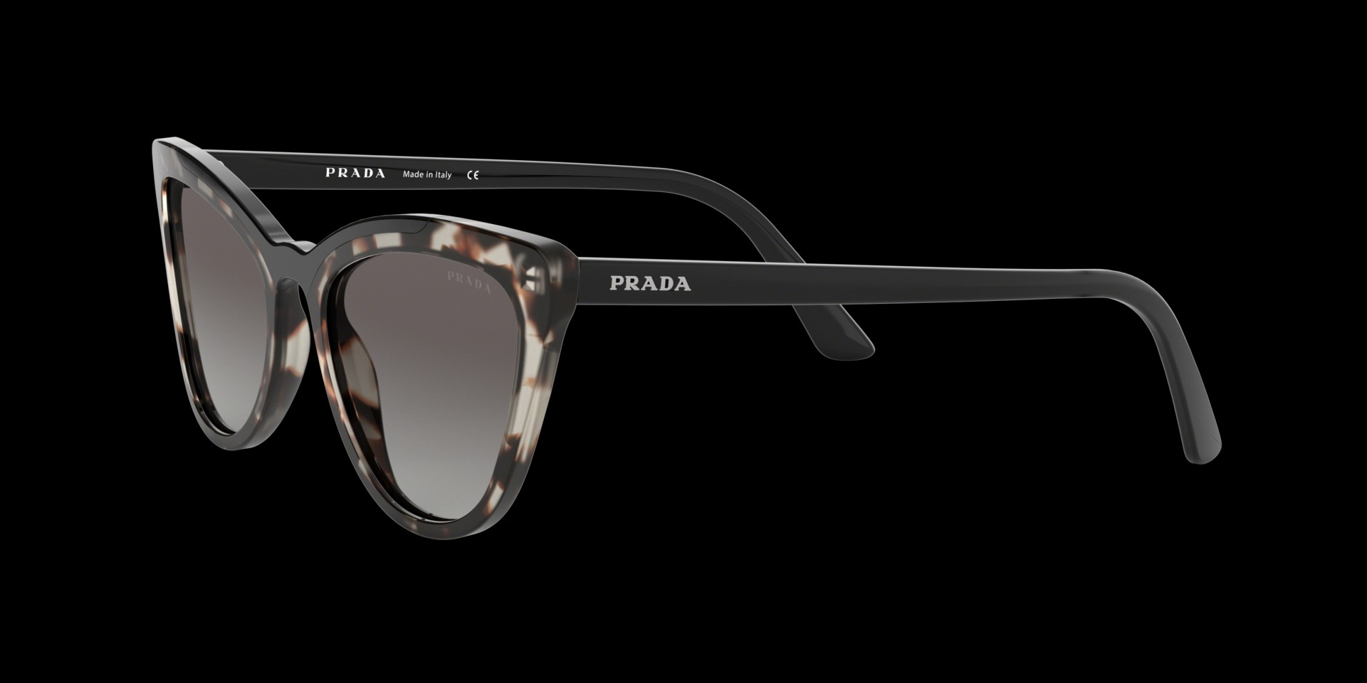 Prada black cat eye sunglasses cheap