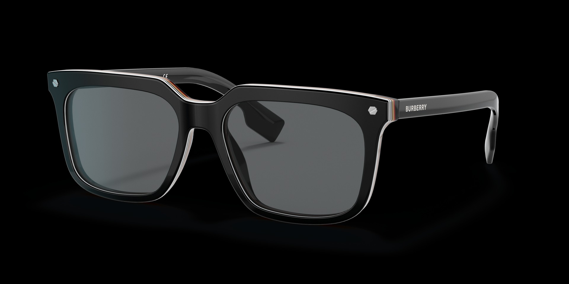 Burberry Black Acetate Man Sunglass