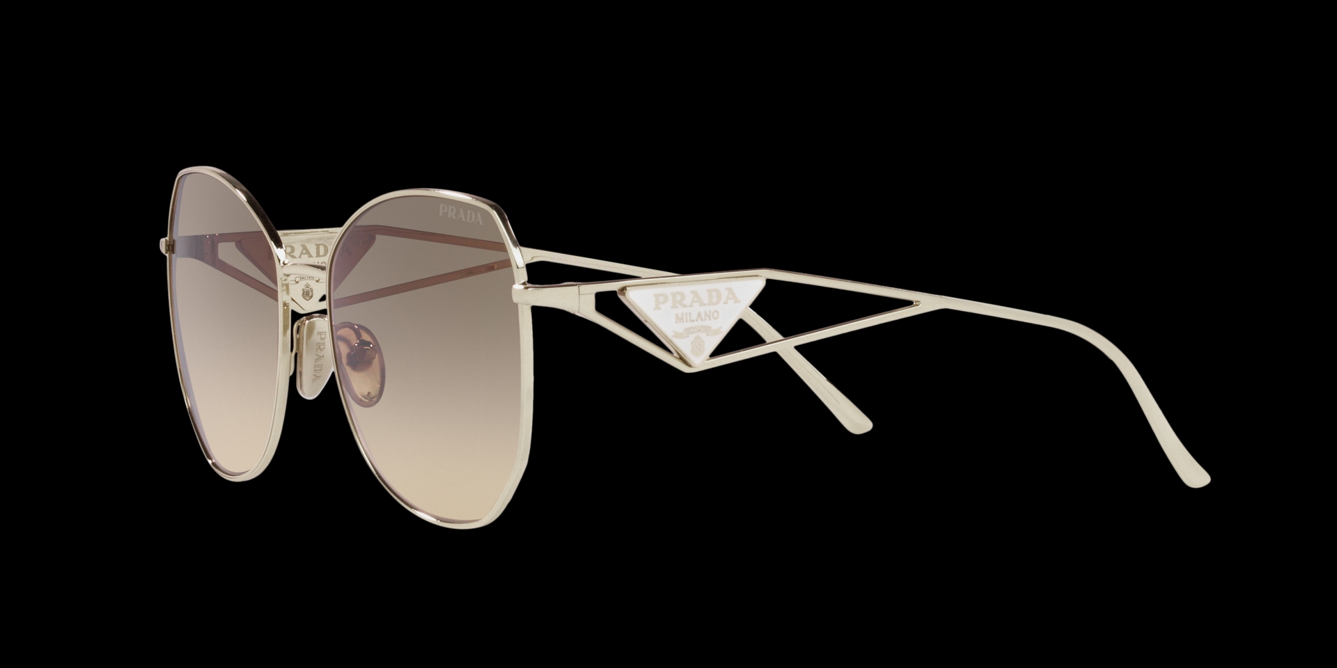 Prada Eyewear Tinted pilot-frame Sunglasses - Farfetch