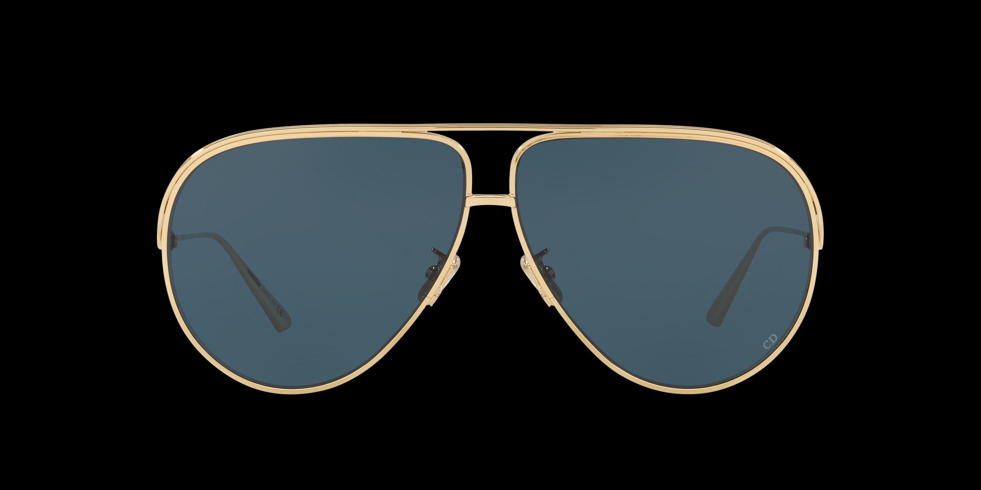 美品✨Christian Dior Logo Gold Sunglasses CHRISTIAN DIOR Women Metal Sunglass