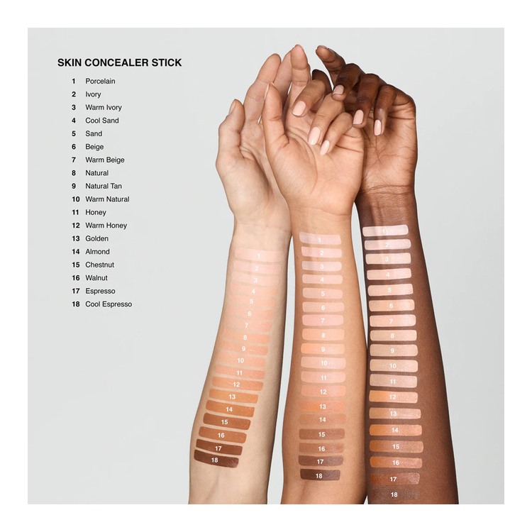 Skin Concealer Stick • Warm Honey - Golden Beige With Yellow Undertones; For Medium To Dark Skin.