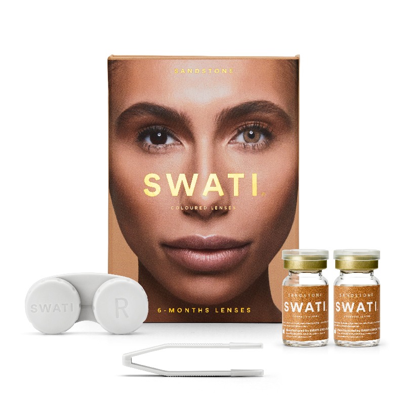 Coloured Contact Lenses Sandstone - 6 Months • Power -3.50