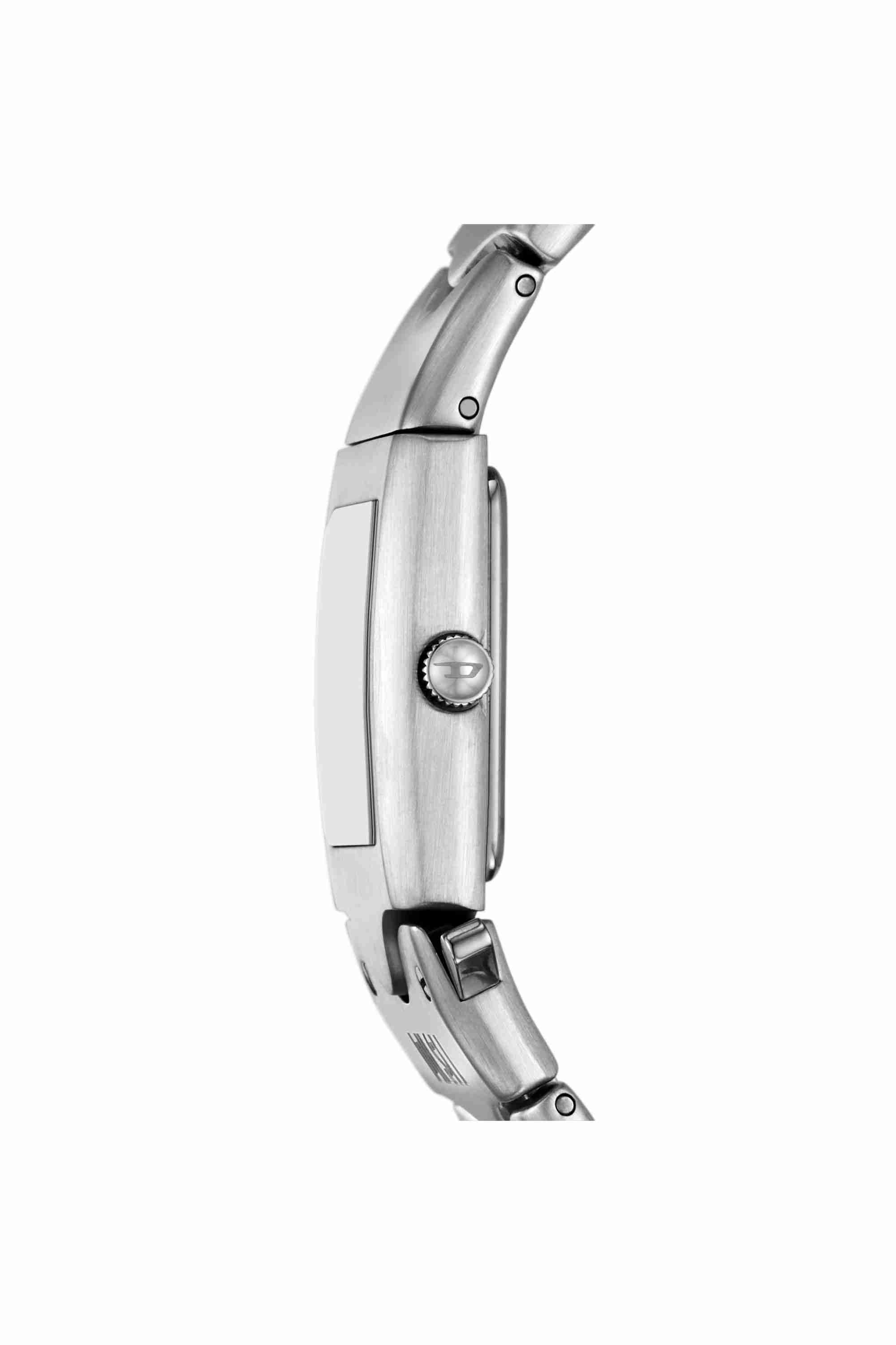 Silver DZ2222- Diesel Closer Three-Hand Stainless Steel Watch