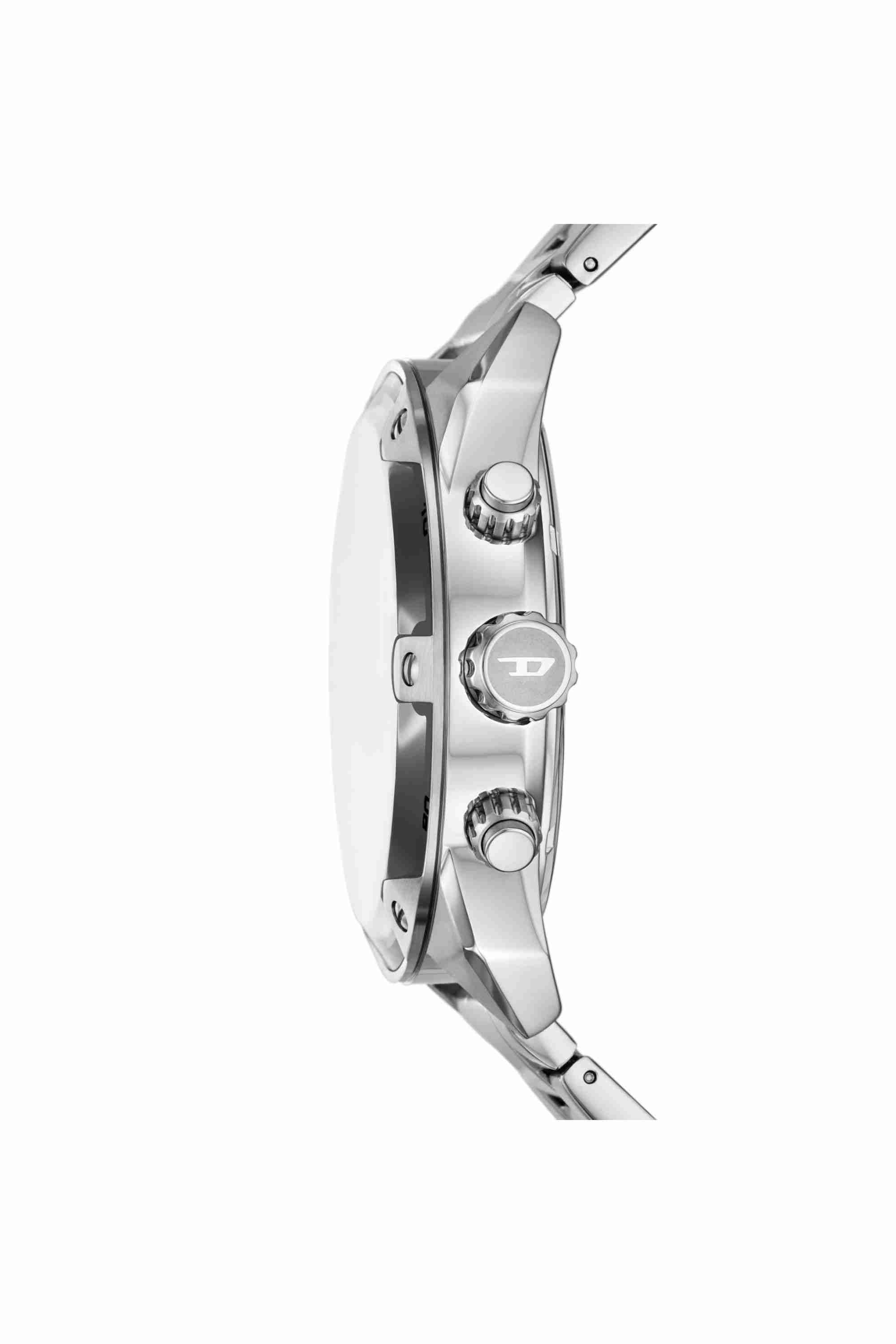 Silver DZ4677- Diesel Spiked Chronograph Stainless Steel Watch