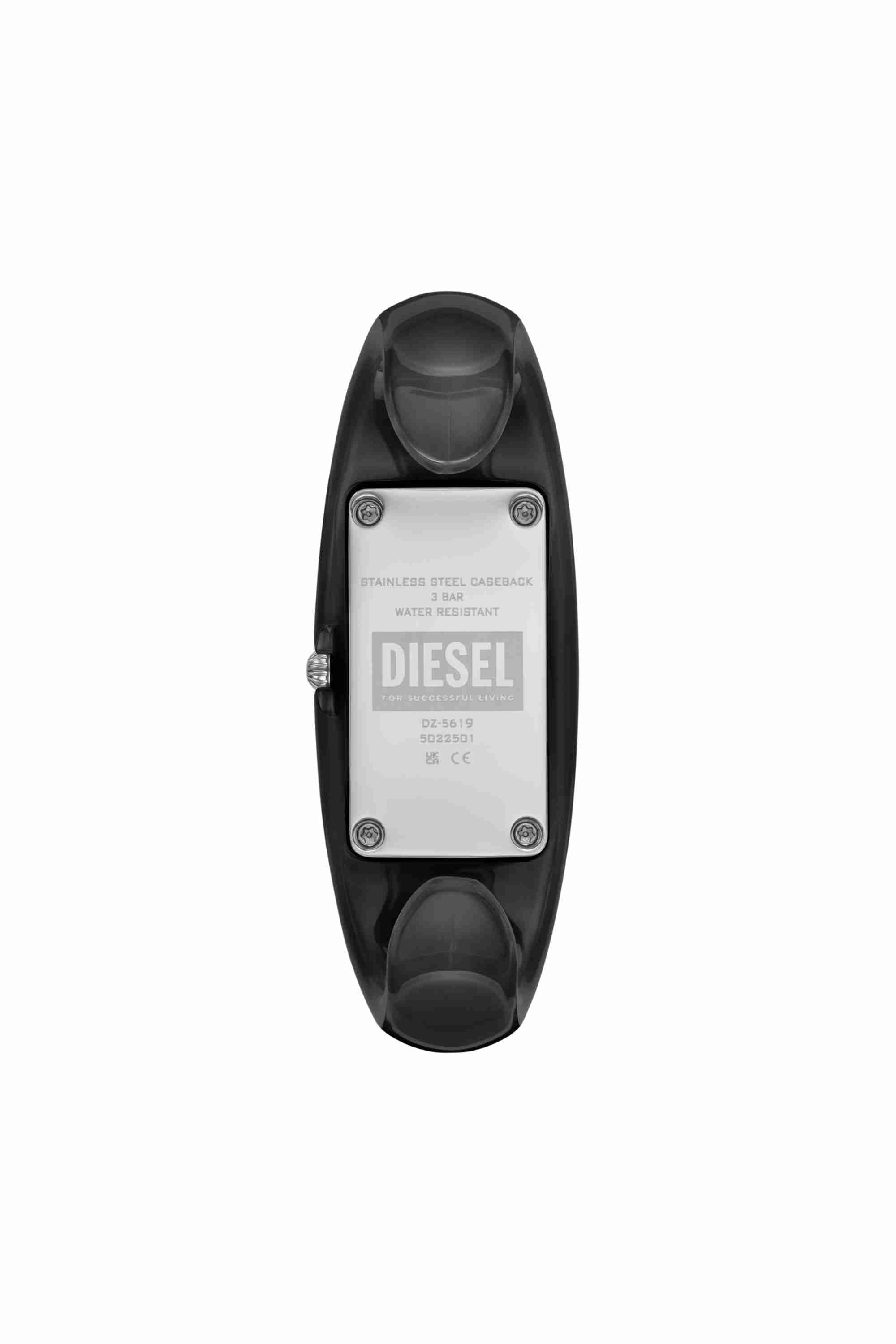 Black Diesel Wonder-D Two-Hand Black Nylon Resin Watch