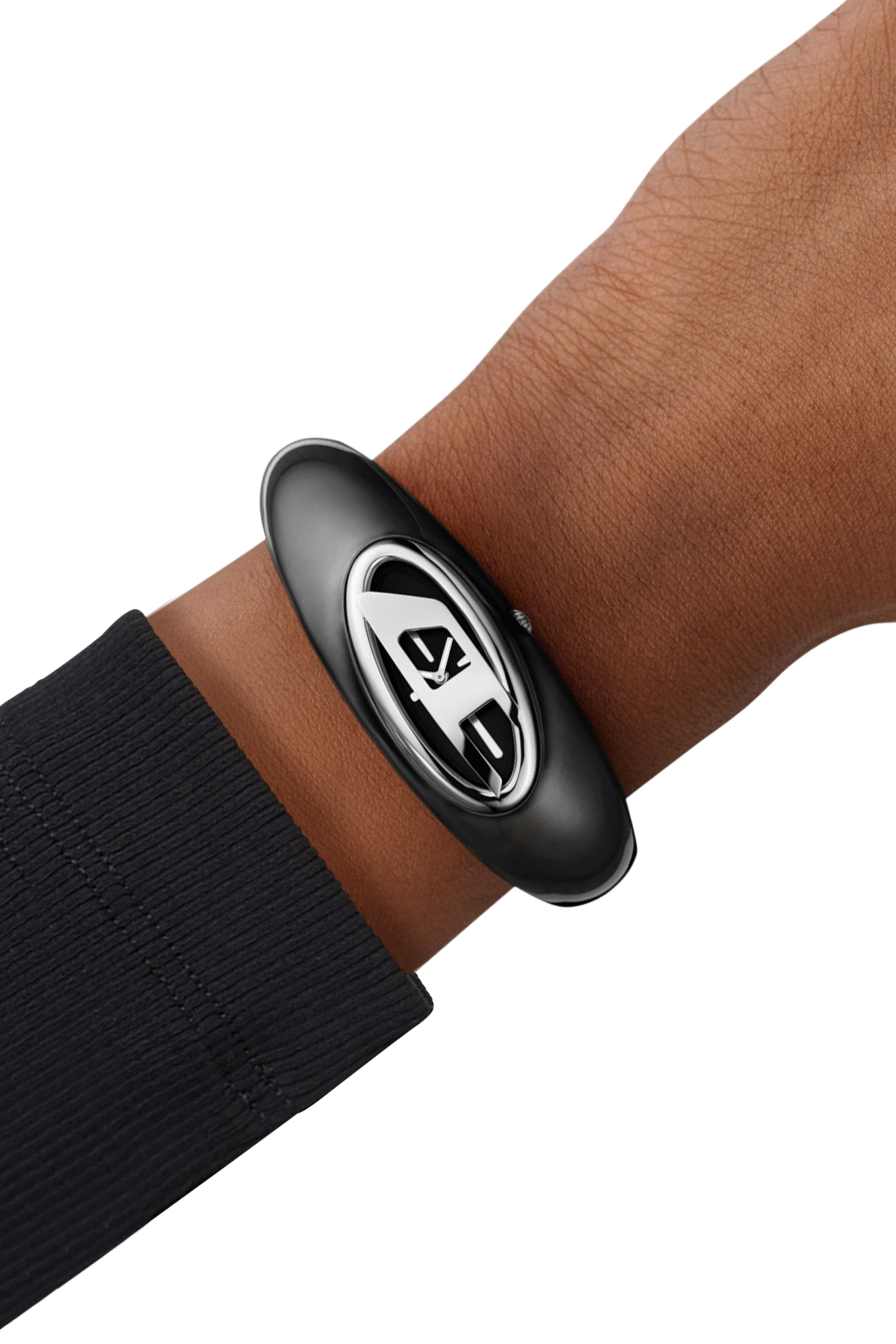 Black Diesel Wonder-D Two-Hand Black Nylon Resin Watch