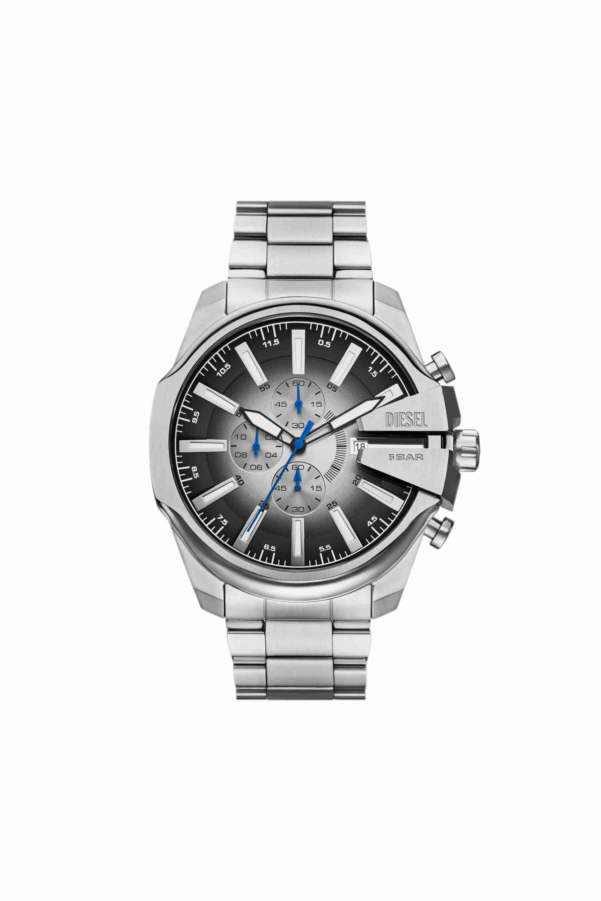 Silver DZ4686 - Mega Chief Slim Stainless Steel Watch