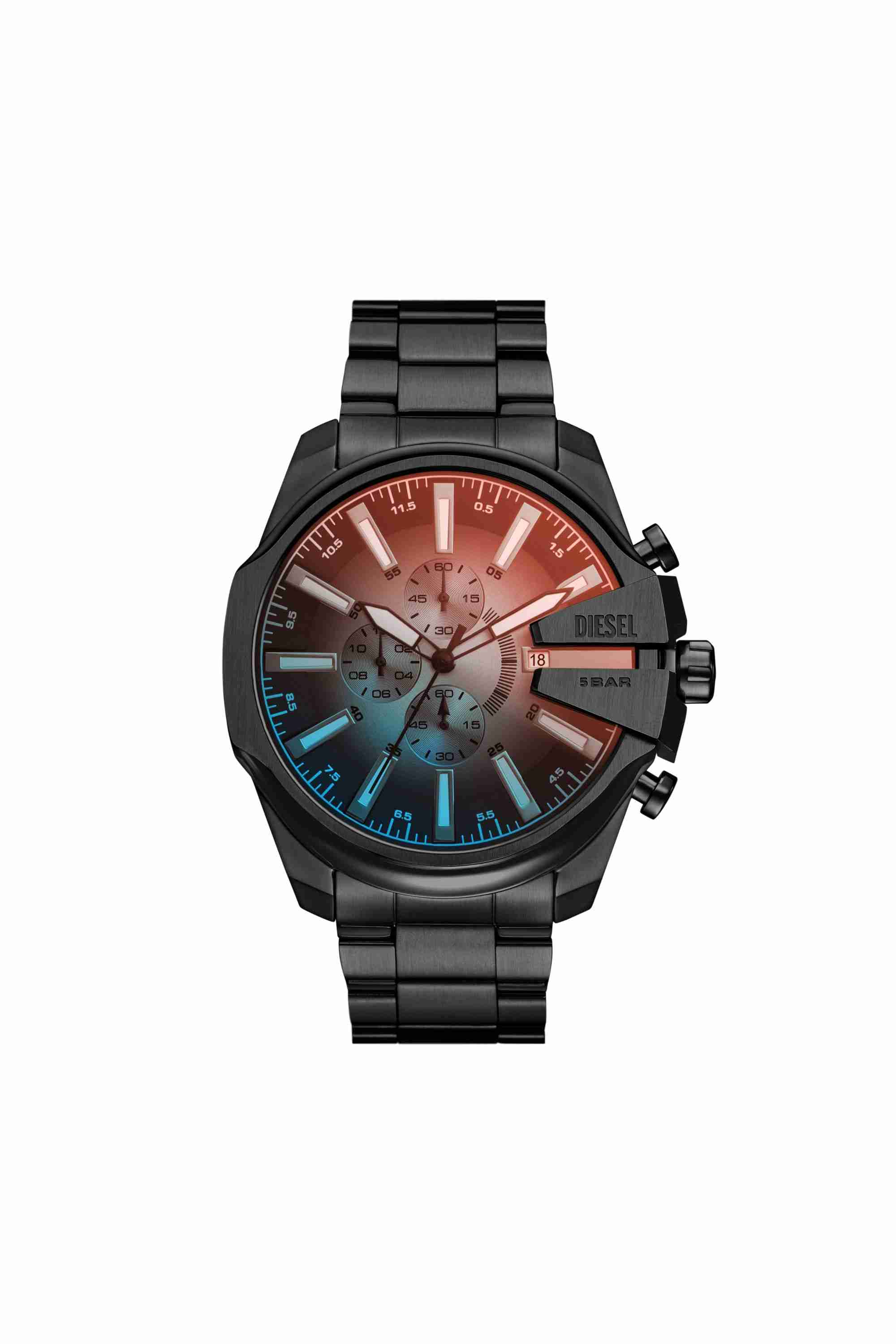 Black DZ4689 - Mega Chief Slim Stainless Steel Watch