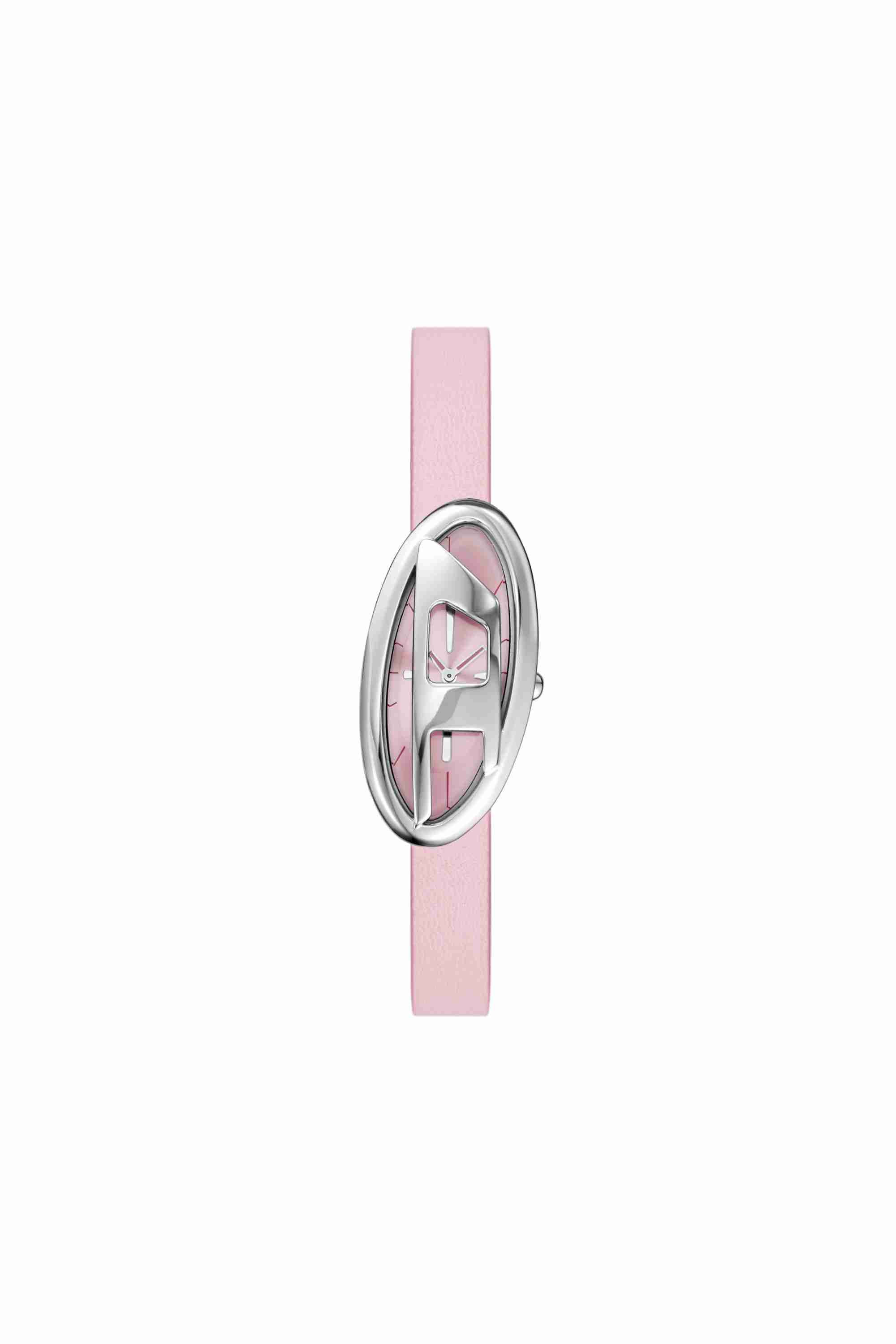 Pink DZ5621 - D-Era Two-Hand Leather Watch