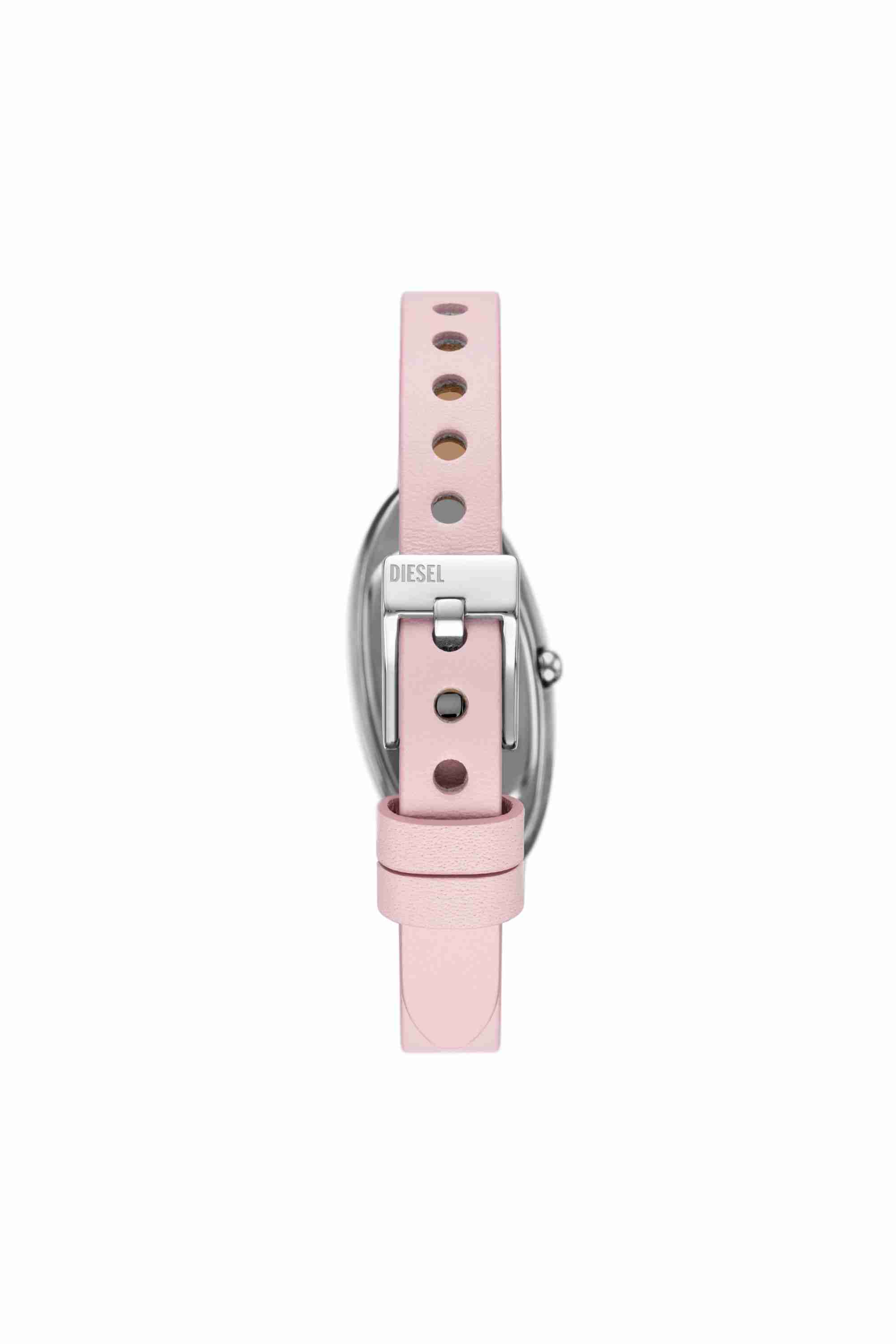 Pink DZ5621 - D-Era Two-Hand Leather Watch