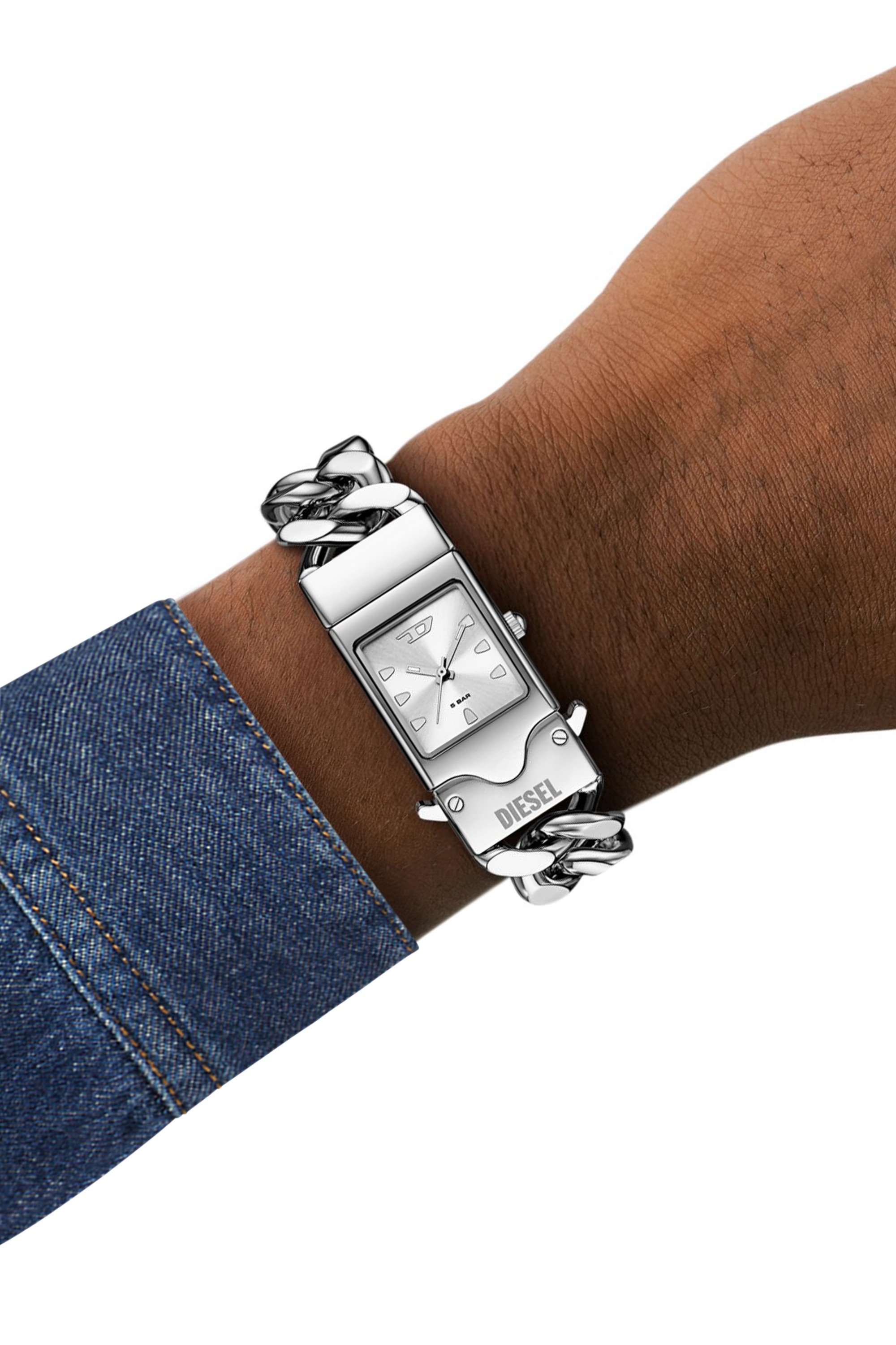Silver Closer stainless steel watch