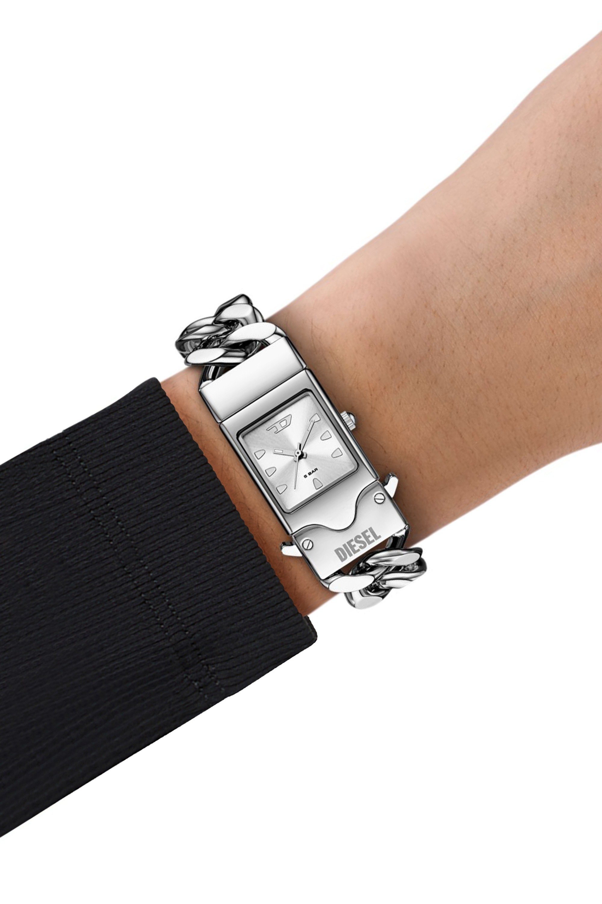 Silver Closer stainless steel watch