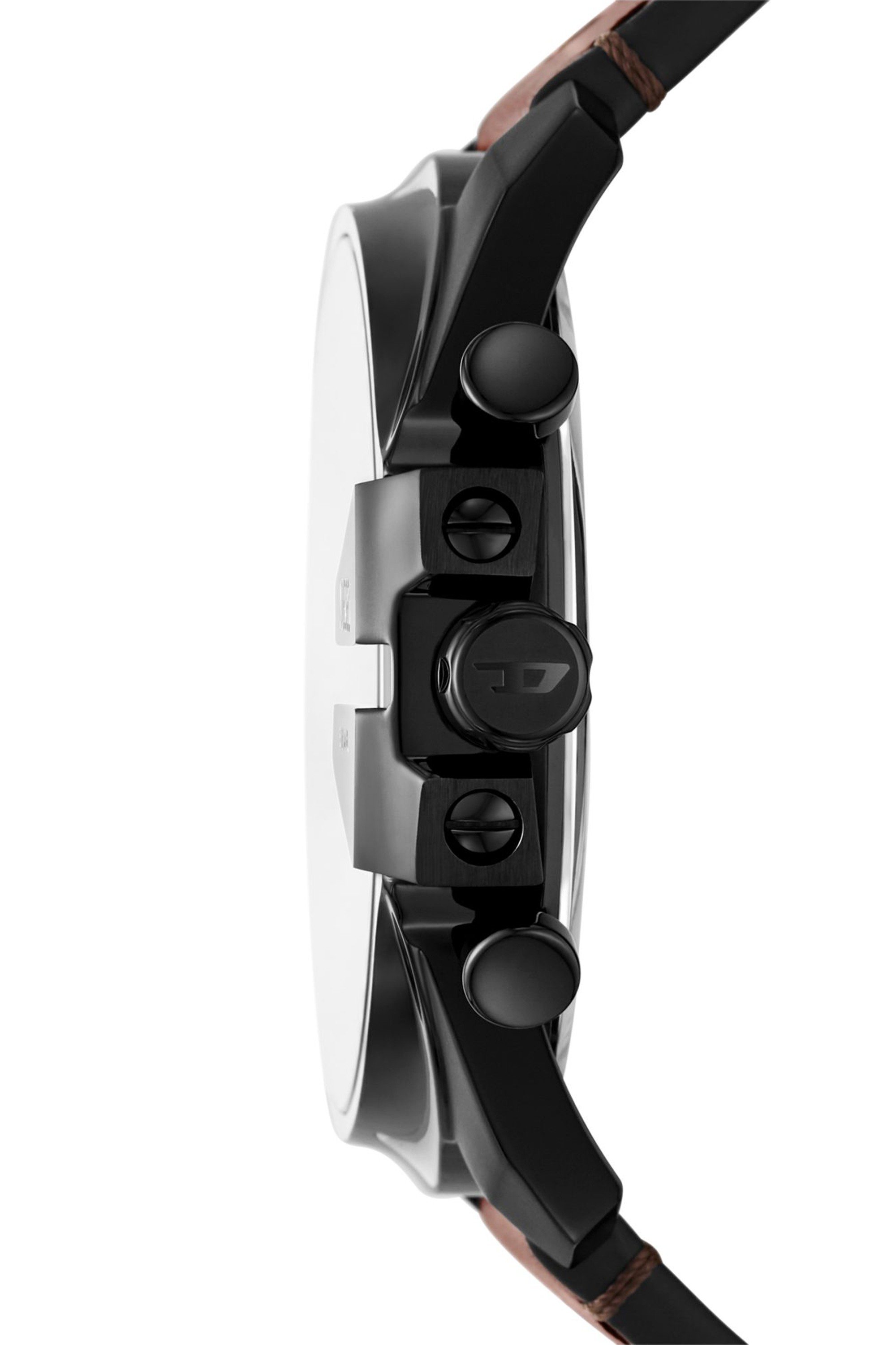 Brown Mega Chief Slim brown leather watch
