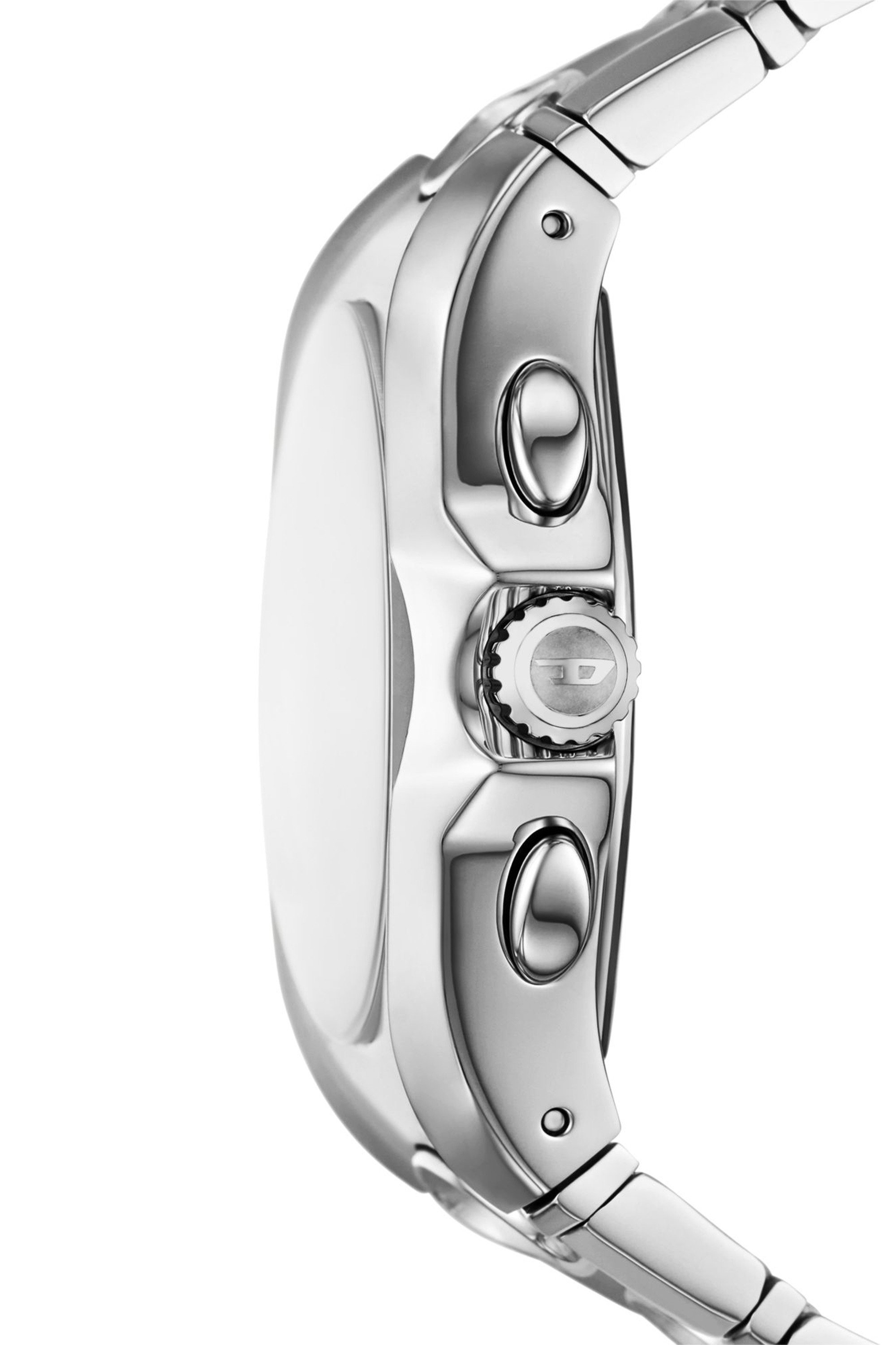 Silver D-Curve stainless steel watch