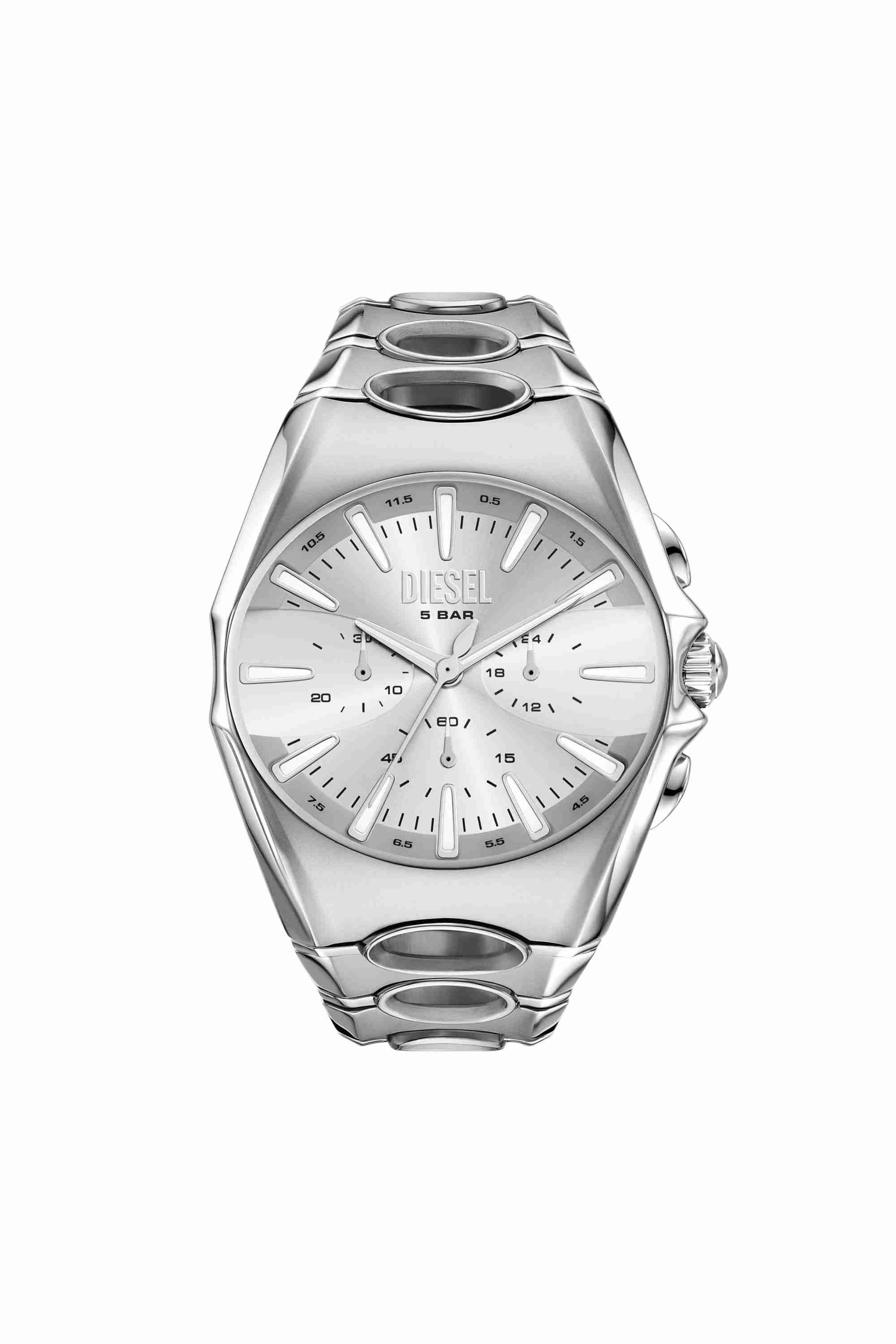 Silver D-Curve stainless steel watch