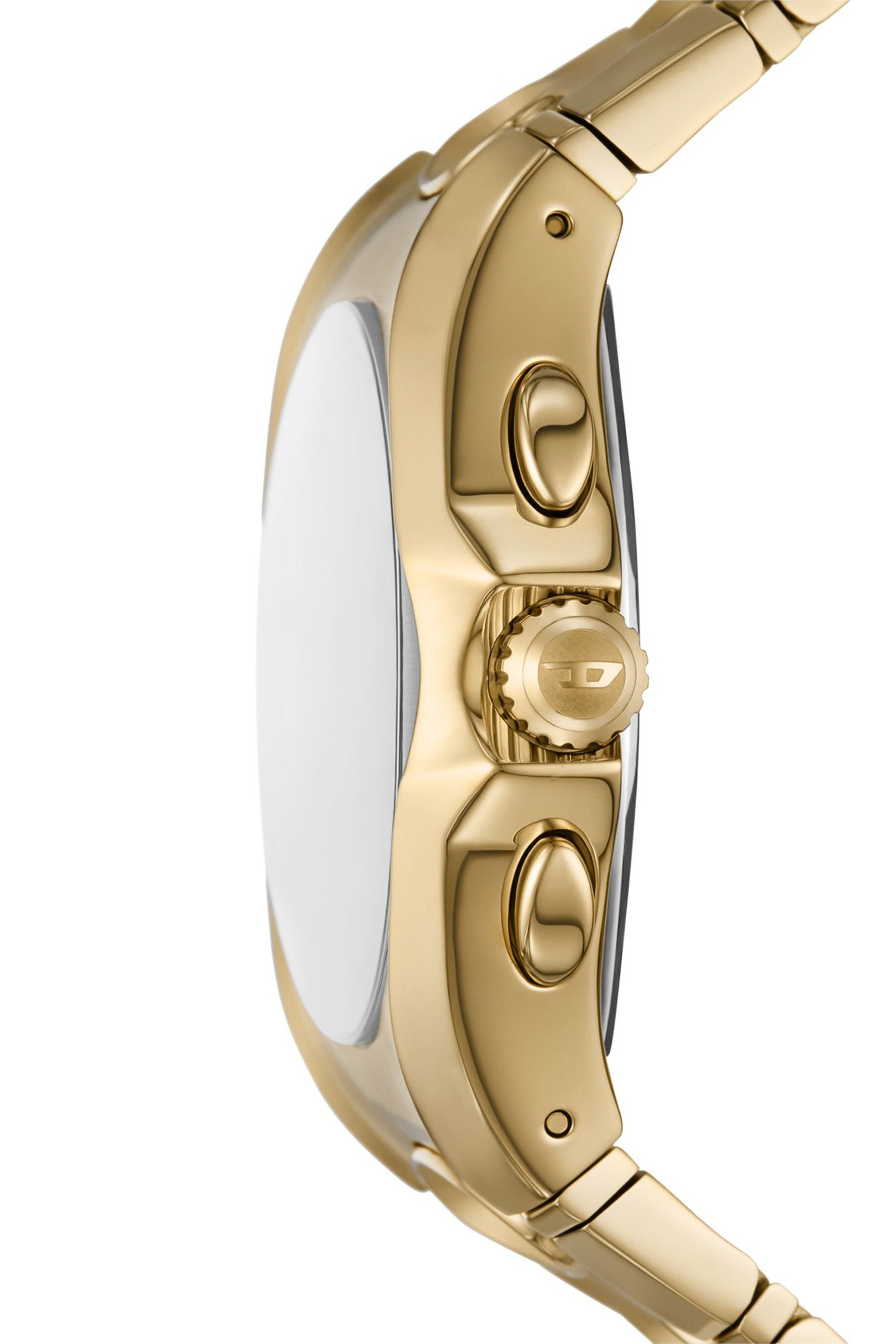Gold D-Curve gold-tone stainless steel watch