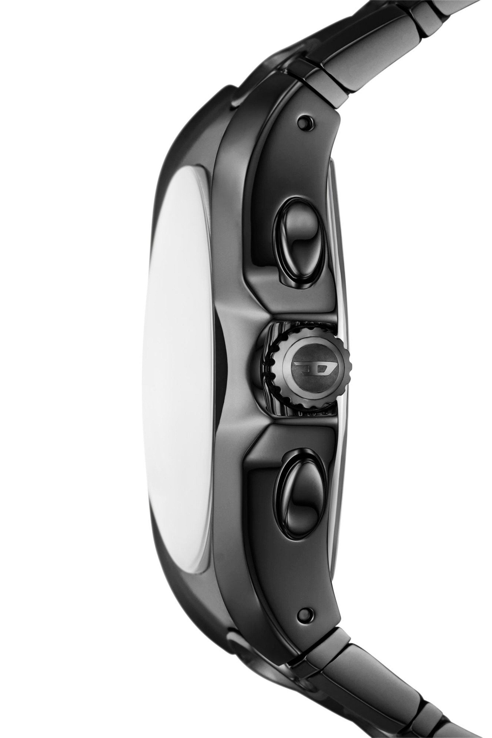Black D-Curve black stainless steel watch