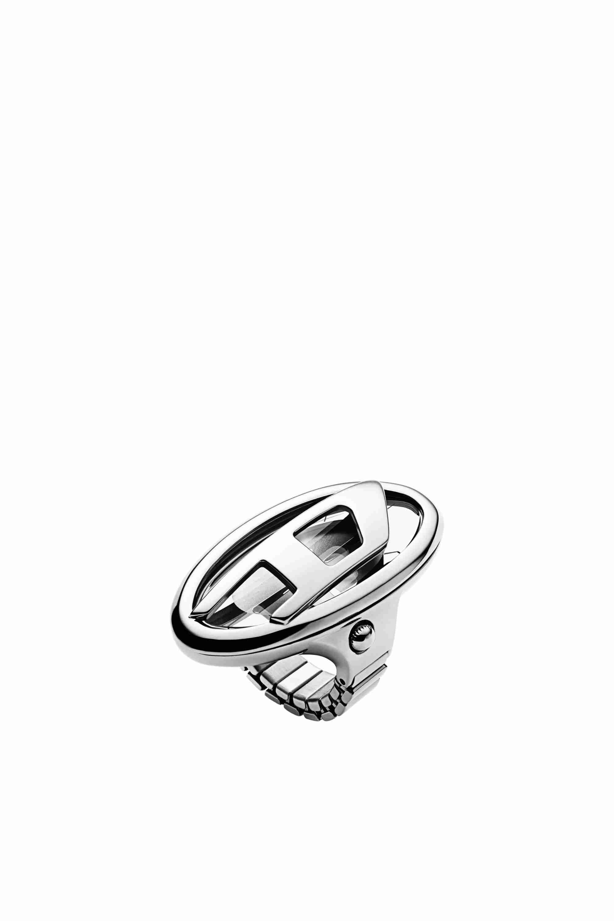Silver D-Era stainless steel ring watch