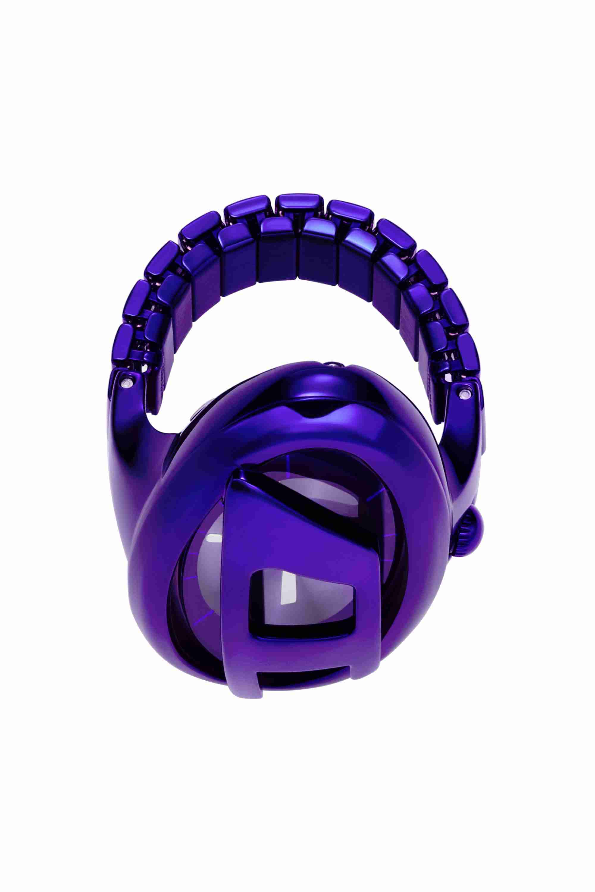 Purple D-Era purple stainless steel ring watch