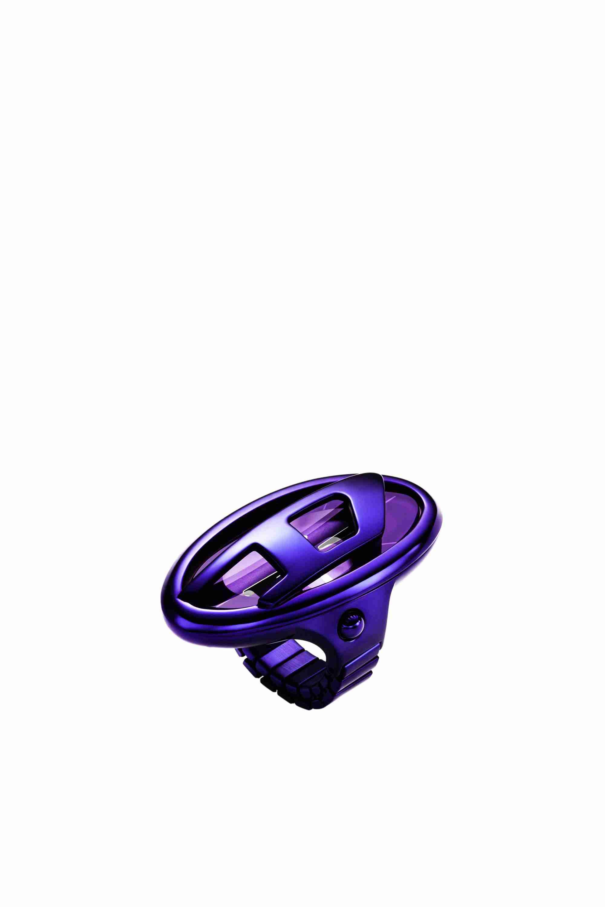 Purple D-Era purple stainless steel ring watch