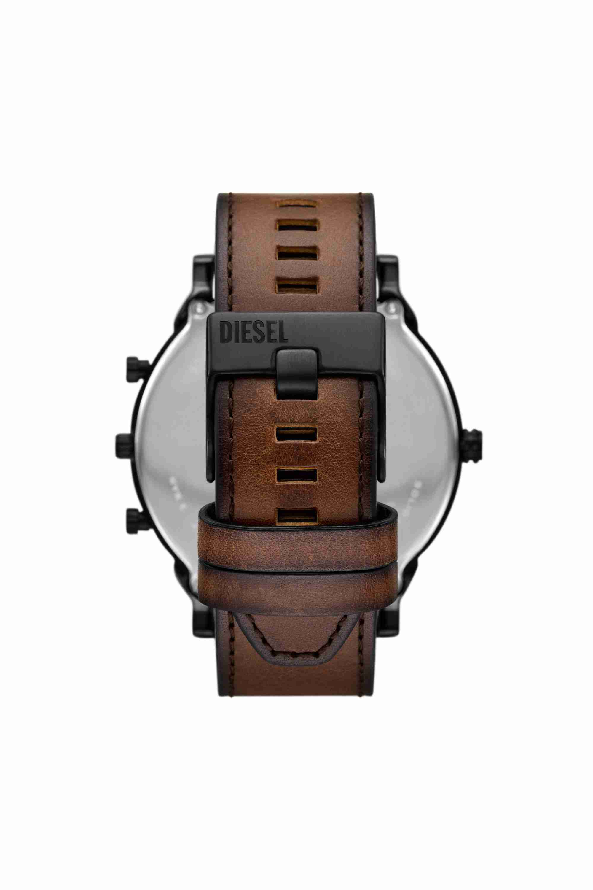 Brown Mega Chief Slim brown leather watch