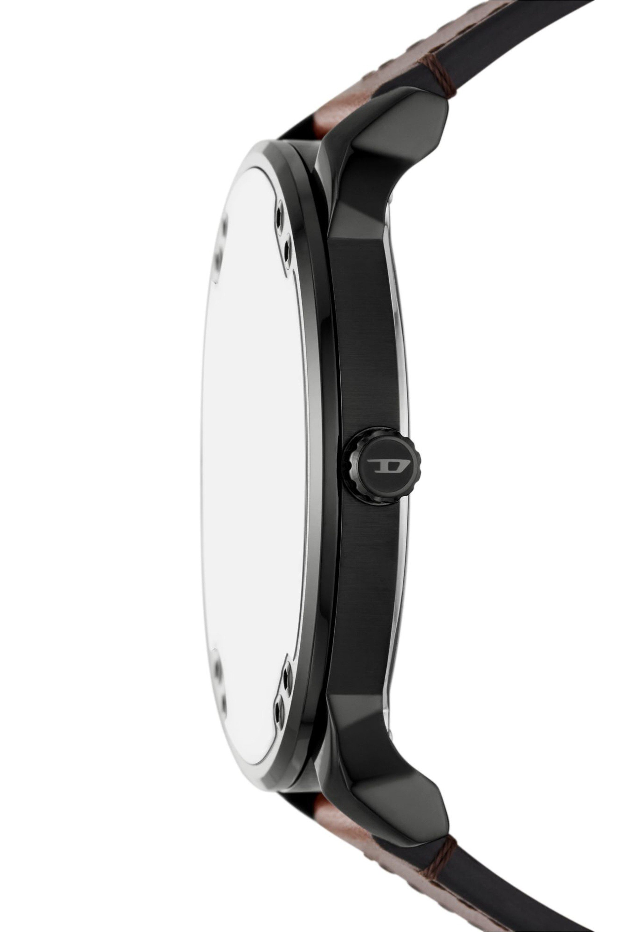 Brown Mega Chief Slim brown leather watch