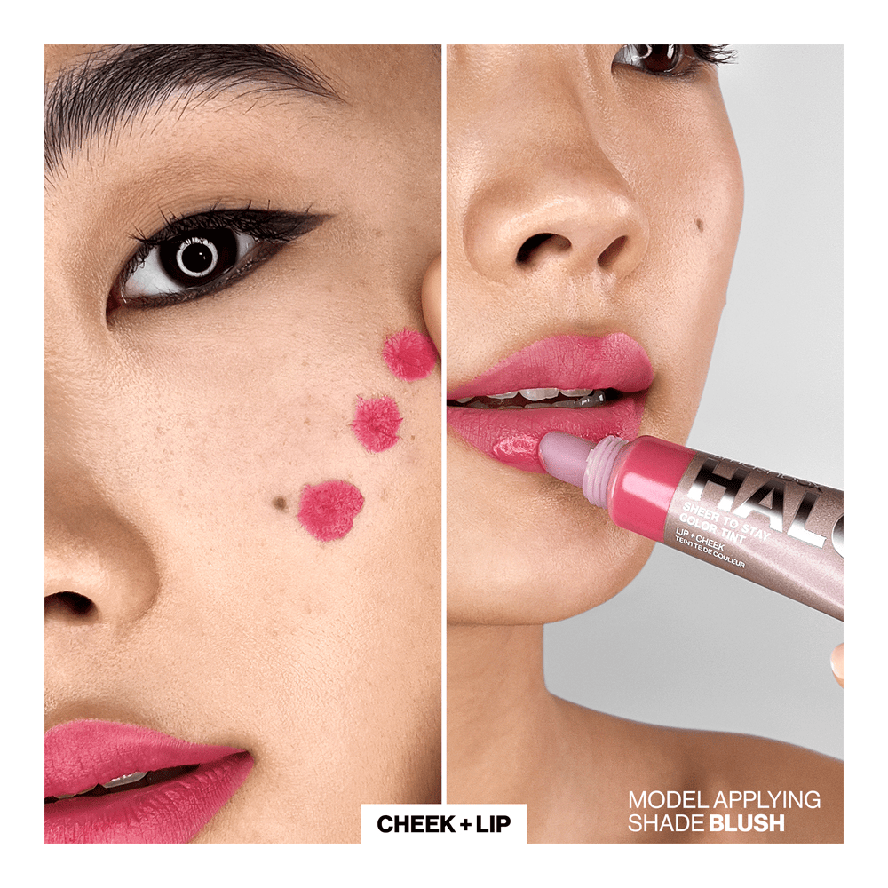 Halo Sheer to Stay color tint Lip + Cheek • Sunset