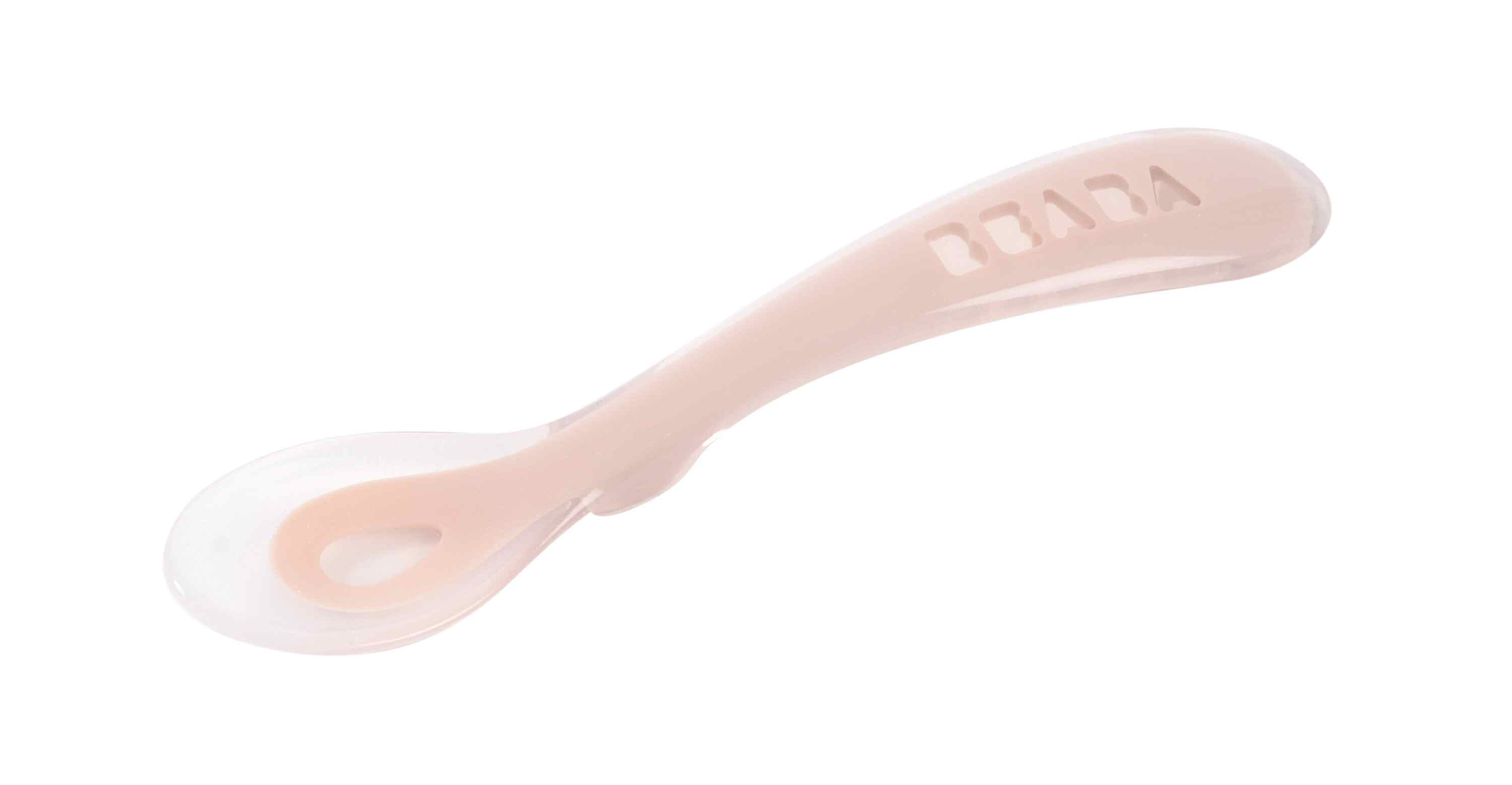 Beaba 2nd Stage Silicone Spoon - Cotton Candy