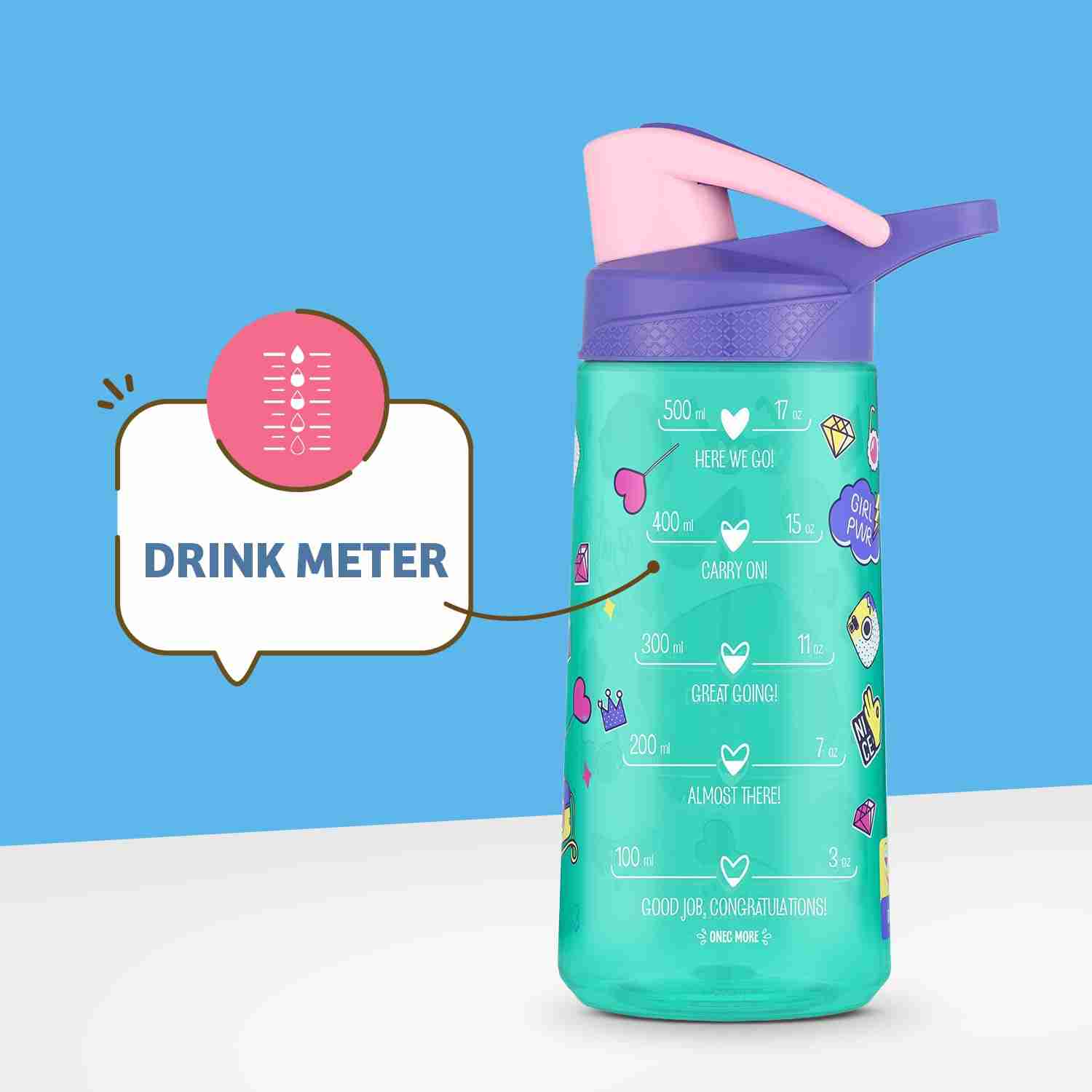 Rabitat Flip Lock Sipper Sparky 600ml