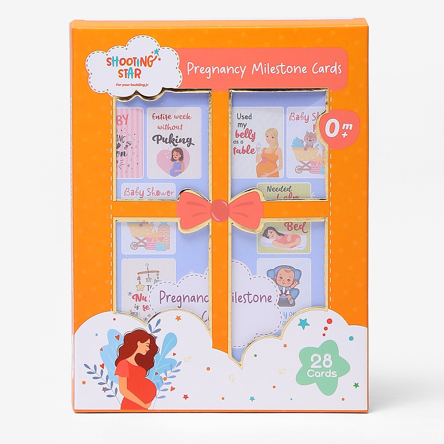 Shooting Star Pregnancy Milestone Cards
