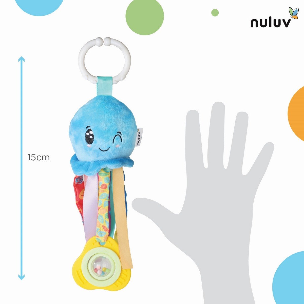 Nuluv Waves Octopus Multicolour For Kids Ages 3M+
