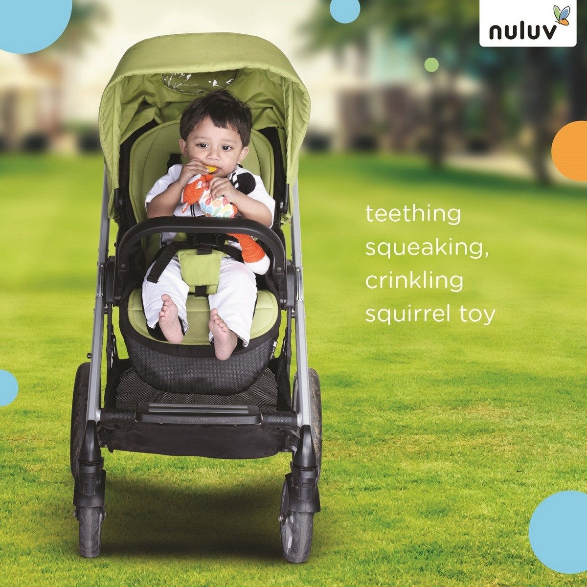 Nuluv Squirrel Multicolour For Kids Ages 3M+