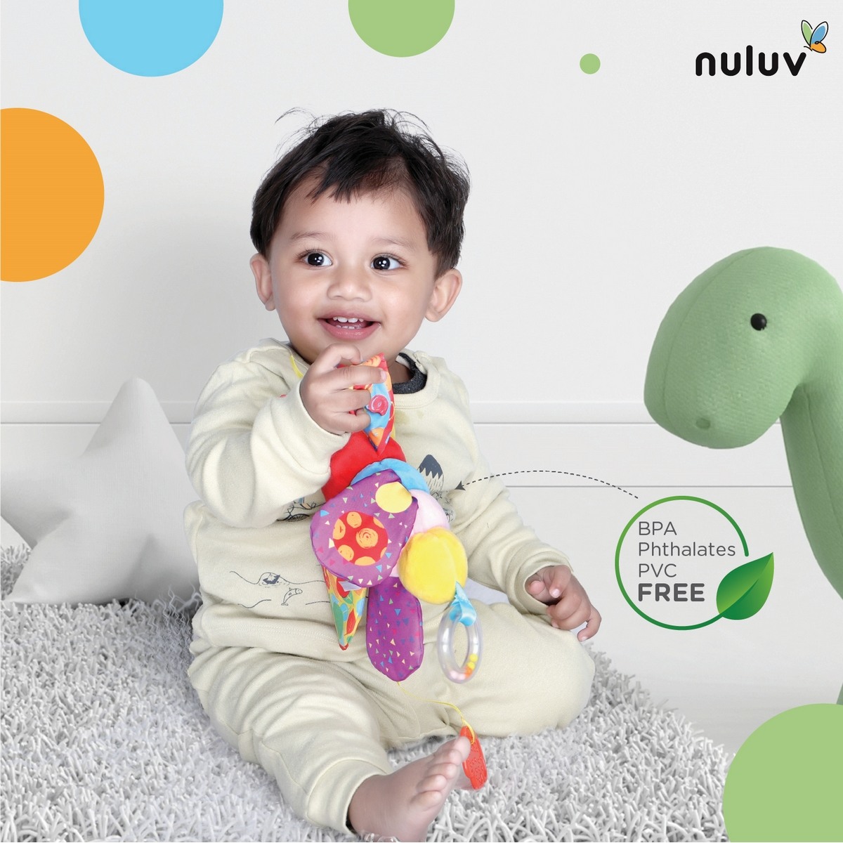 Nuluv Butterfly Multicolour For Kids Ages 3M+