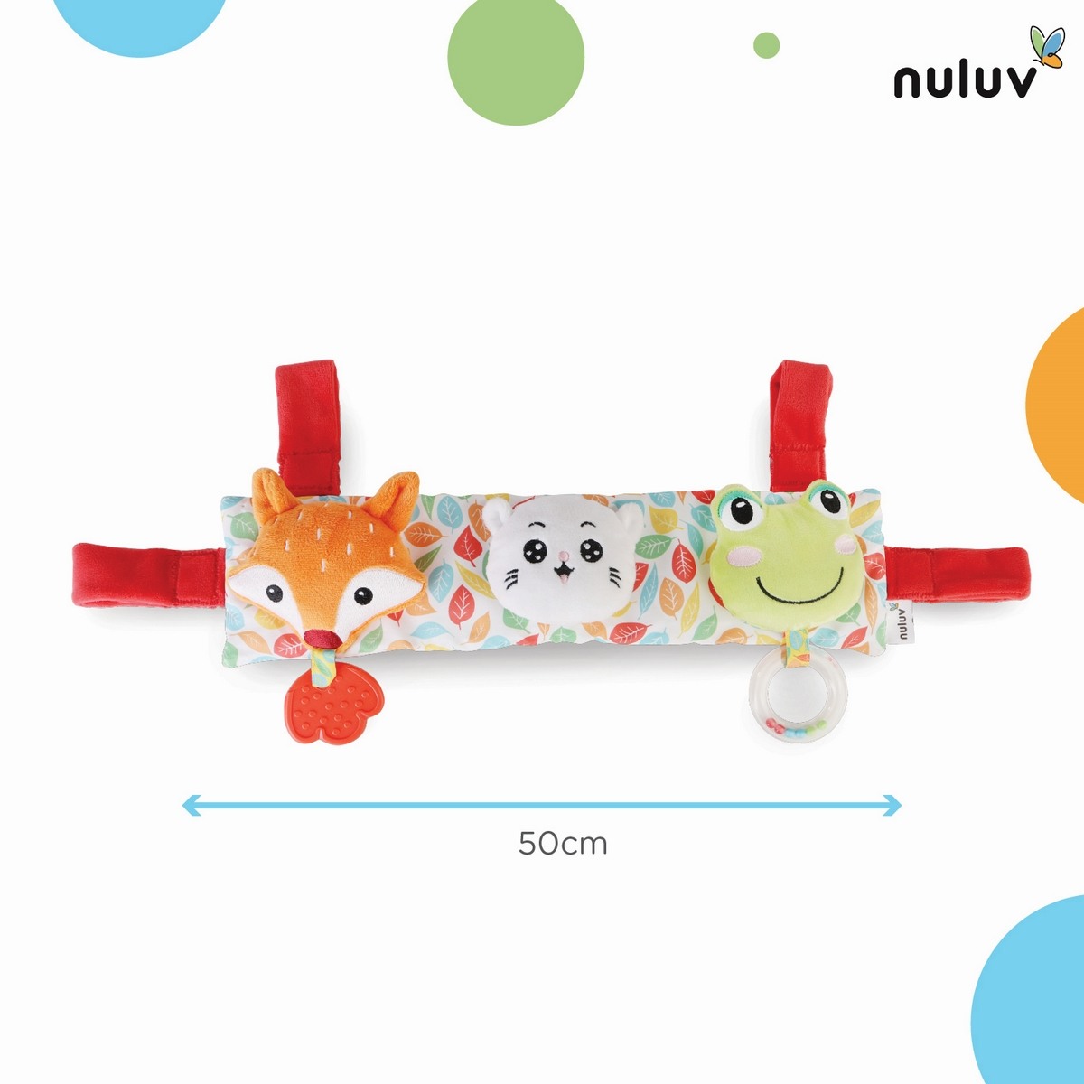 Nuluv Stroller Cot Toy Multicolour For Kids Ages 3M+