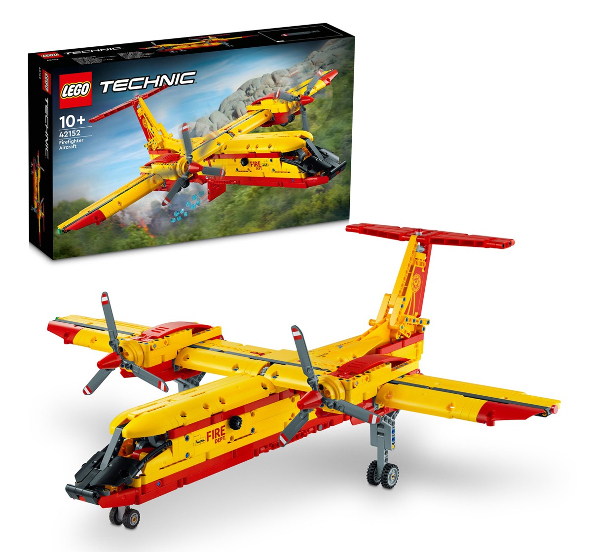 LEGO Technic Firefighter Aircraft 42152 Building Toy Set 1,134 Pieces Multicolour 10Y+