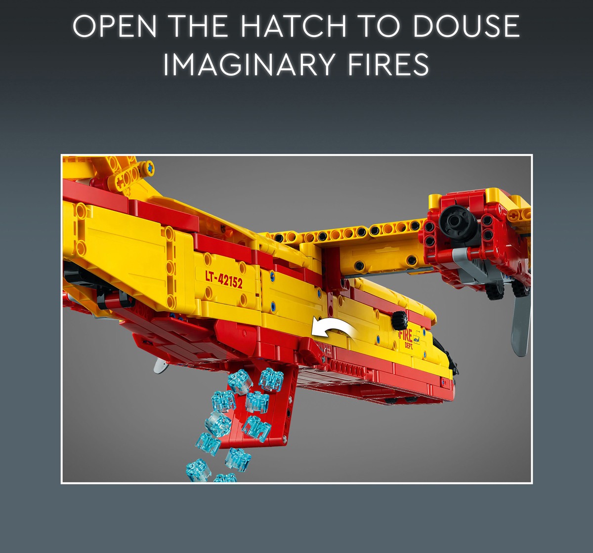 LEGO Technic Firefighter Aircraft 42152 Building Toy Set 1,134 Pieces Multicolour 10Y+