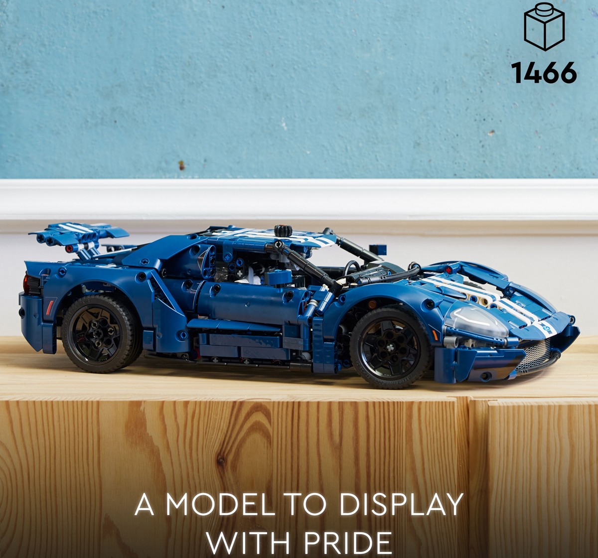 LEGO Technic 2022 Ford GT 42154 Building Kit for Adults 1,466 Pieces Multicolour 18Y+