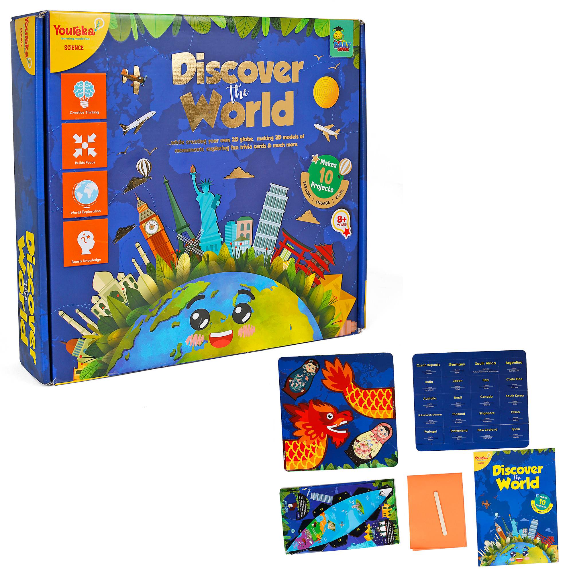 Youreka Discover The World, Make 3D Models, 8Y+, Multicolour