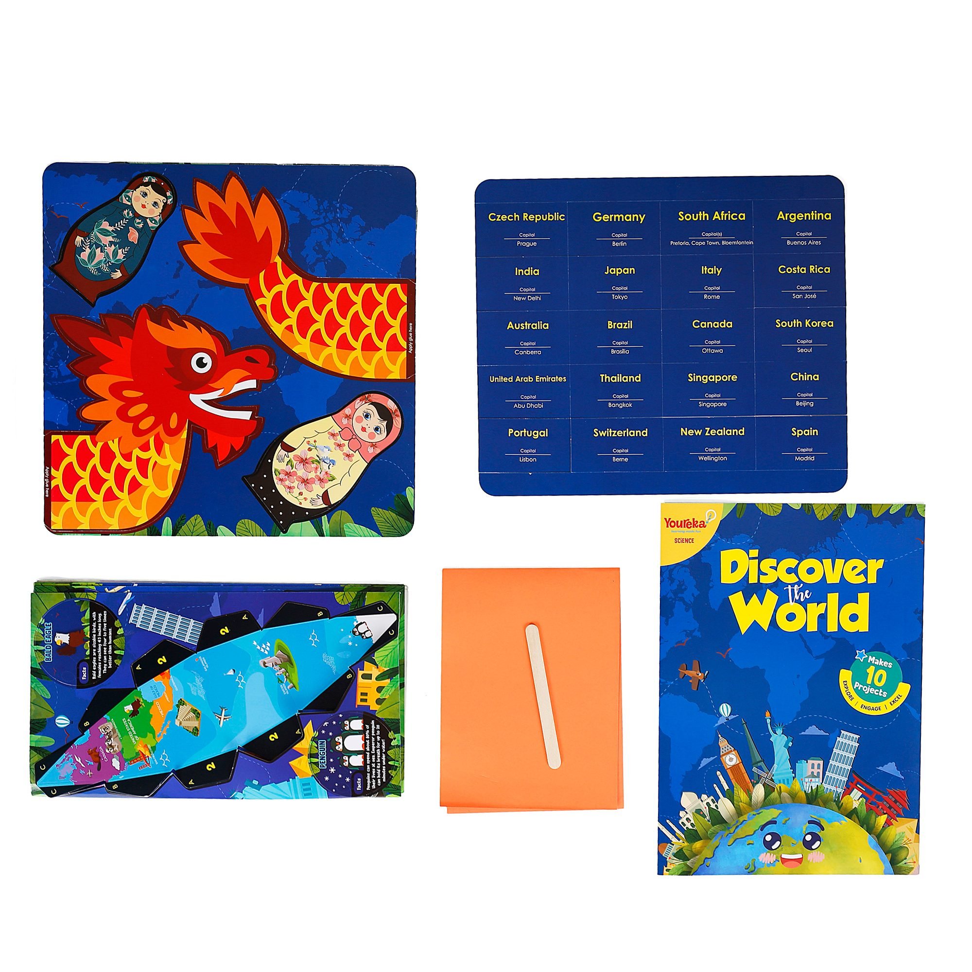 Youreka Discover The World, Make 3D Models, 8Y+, Multicolour