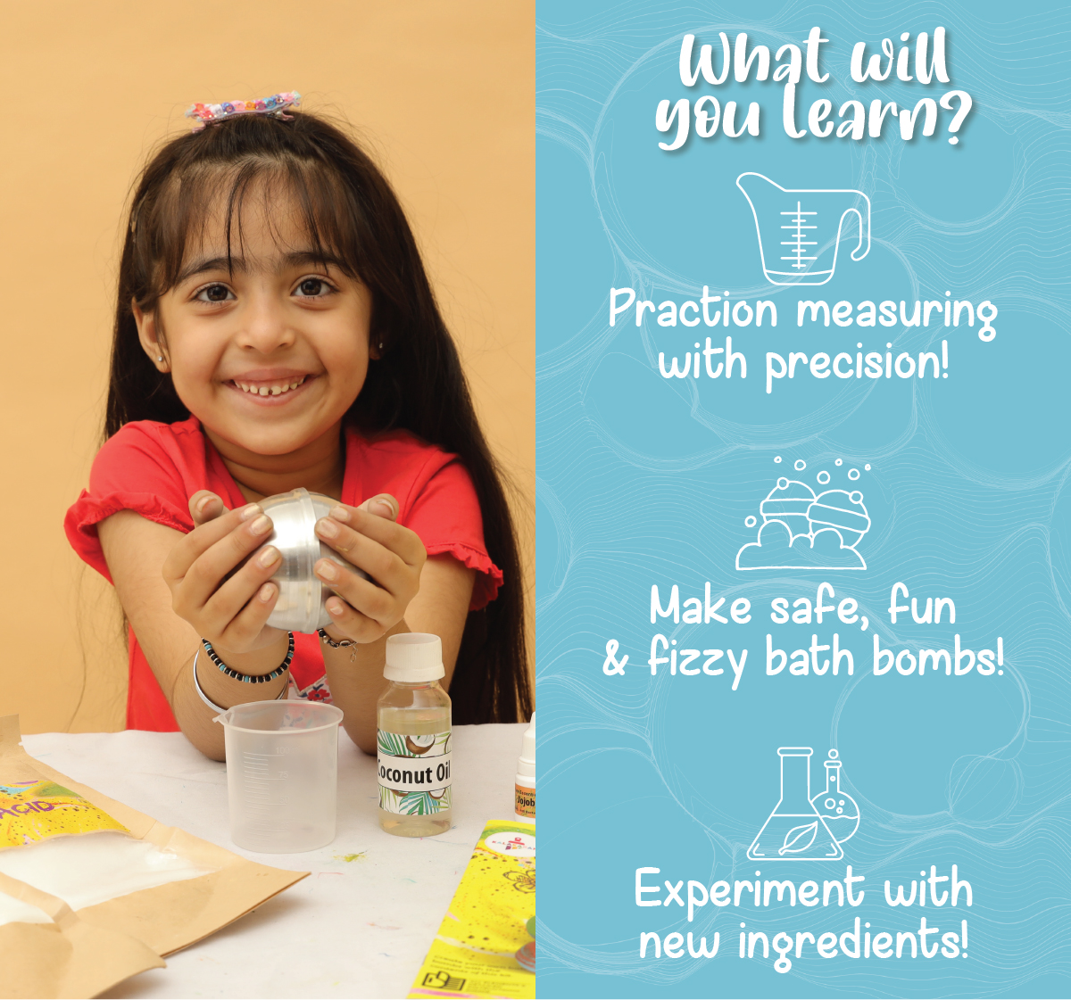 Kalakaram DIY Bath Bomb Making Kit, Make your Own Bath Bombs at home, Kids Fun Activity and Educational Kit for, 12Y+, Multicolour