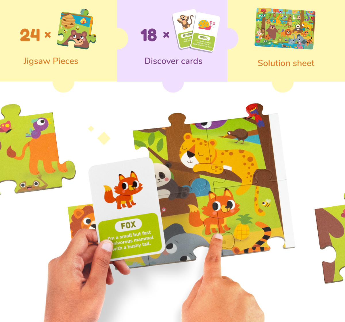 Bloomingo Where Is It Jaunty Jungle Puzzle, 3Y+
