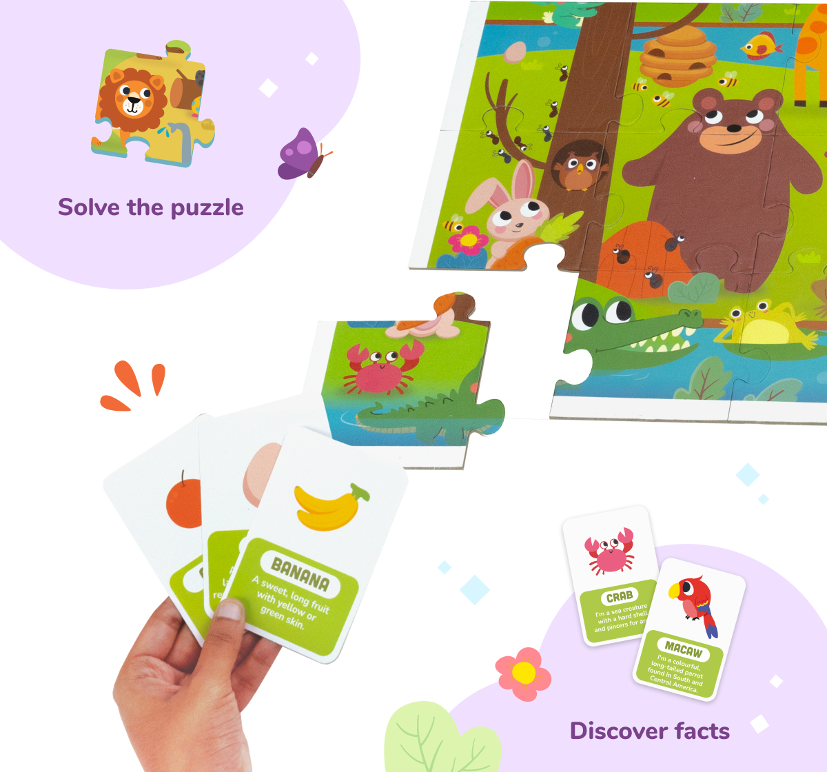 Bloomingo Where Is It Jaunty Jungle Puzzle, 3Y+